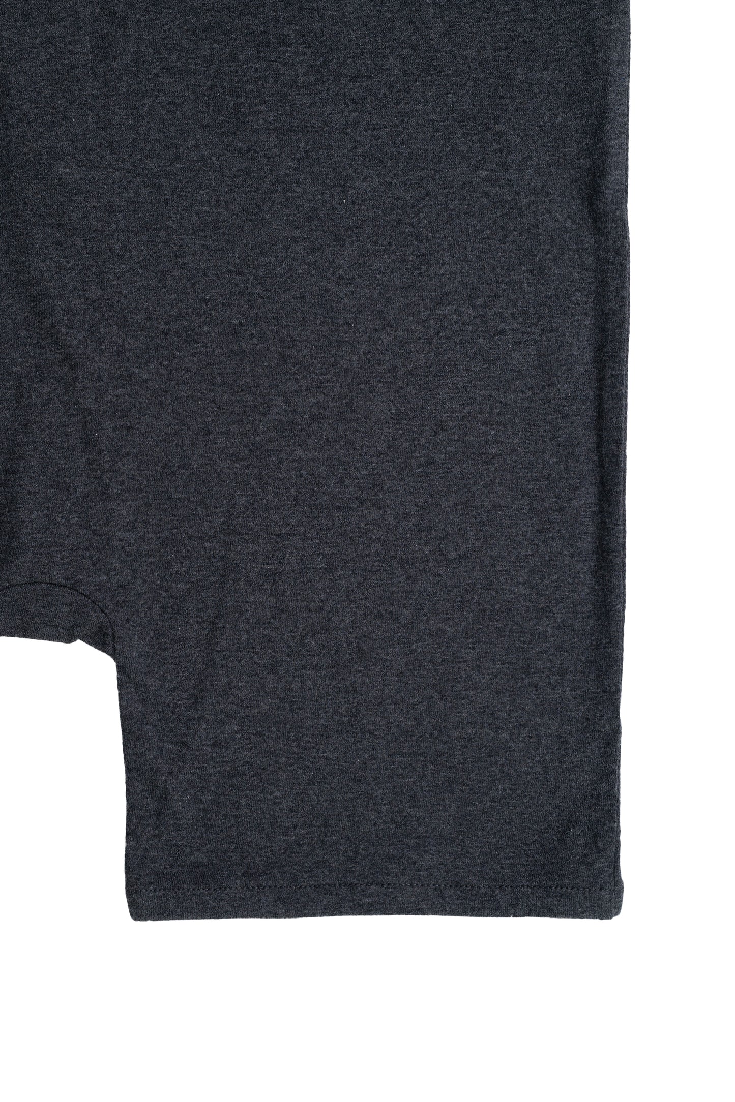 Kids Charcoal Grey Lightweight Organic Cotton Adaptive, Anti-Strip, Back-Zip Romper