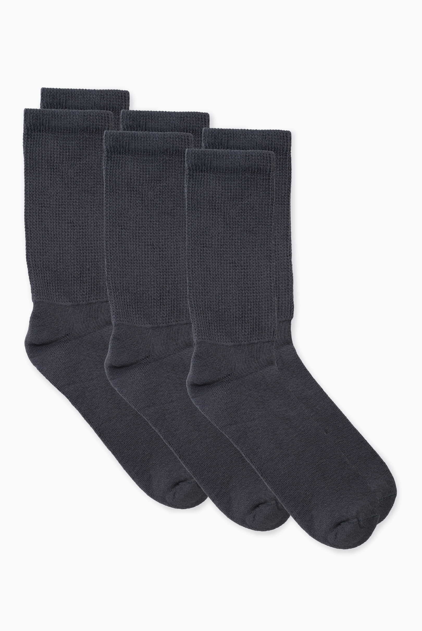 Adaptive Non-Binding 3-Pack Men's Socks for Easy Dressing