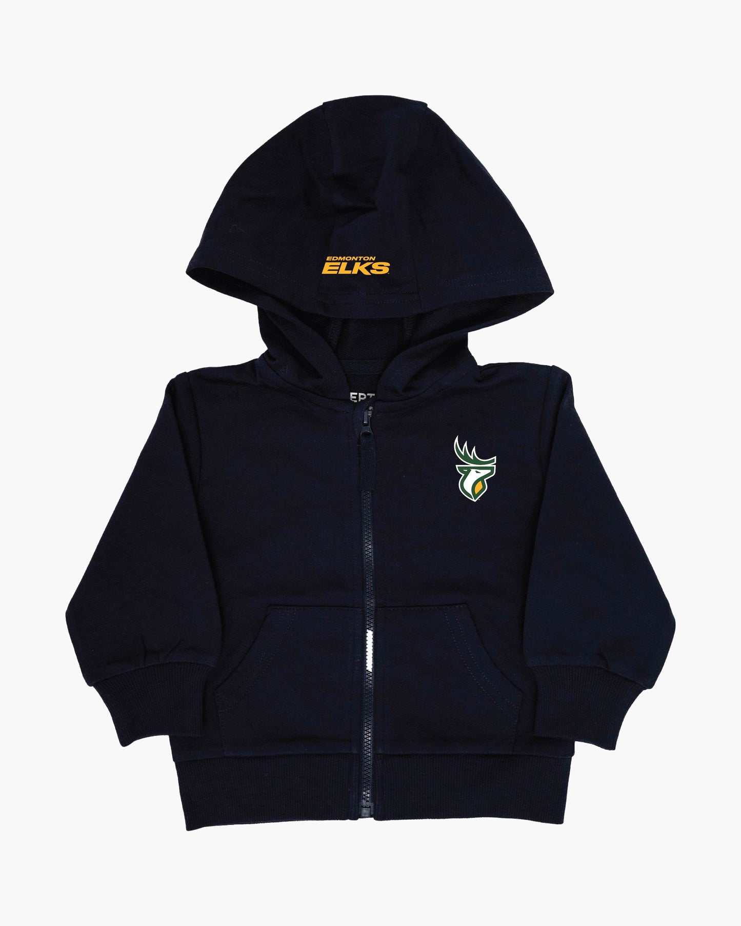 CFL Team Baby Infant French Terry Cotton Zip-Up Hoodie in Navy