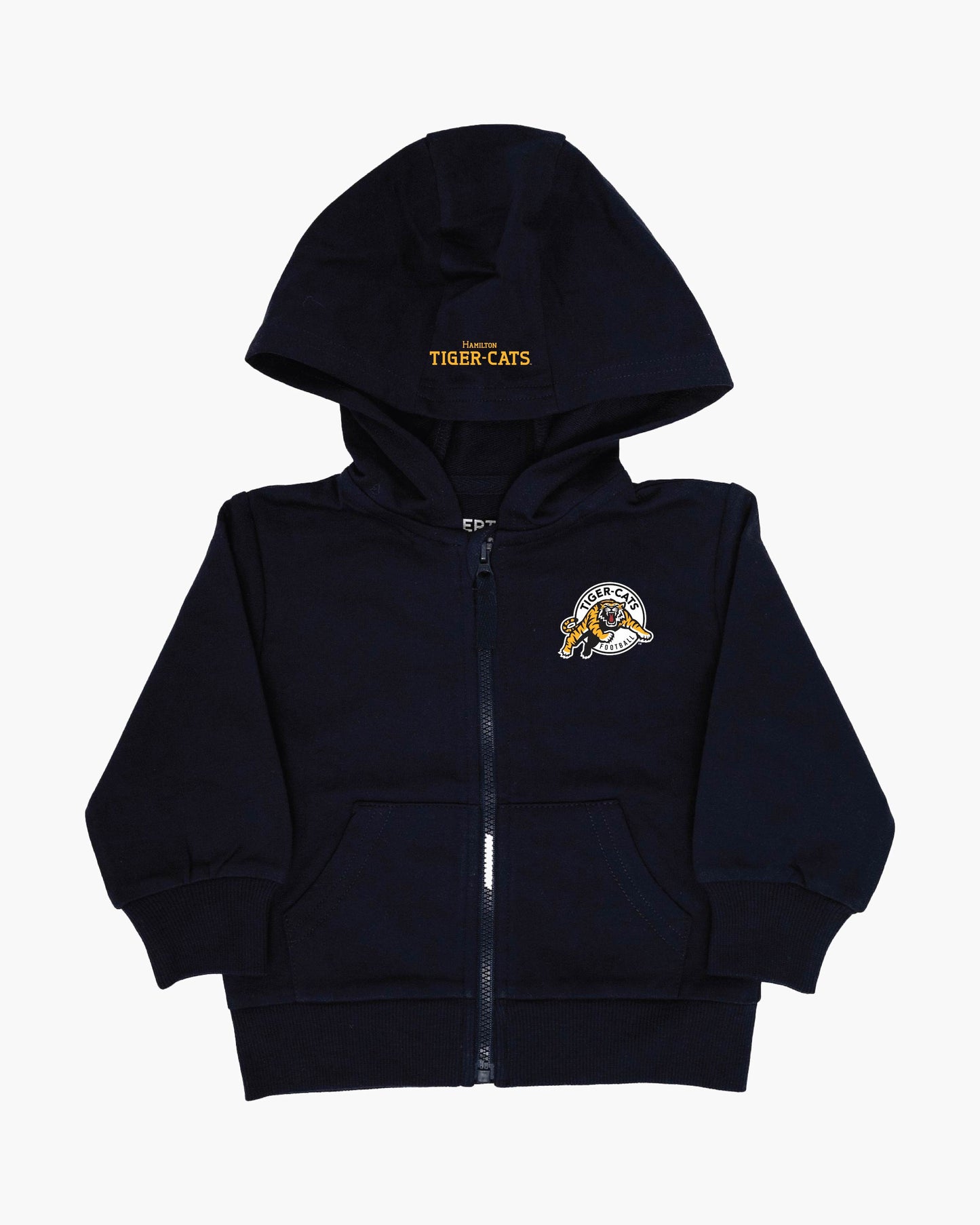 CFL Team Baby Infant French Terry Cotton Zip-Up Hoodie in Navy