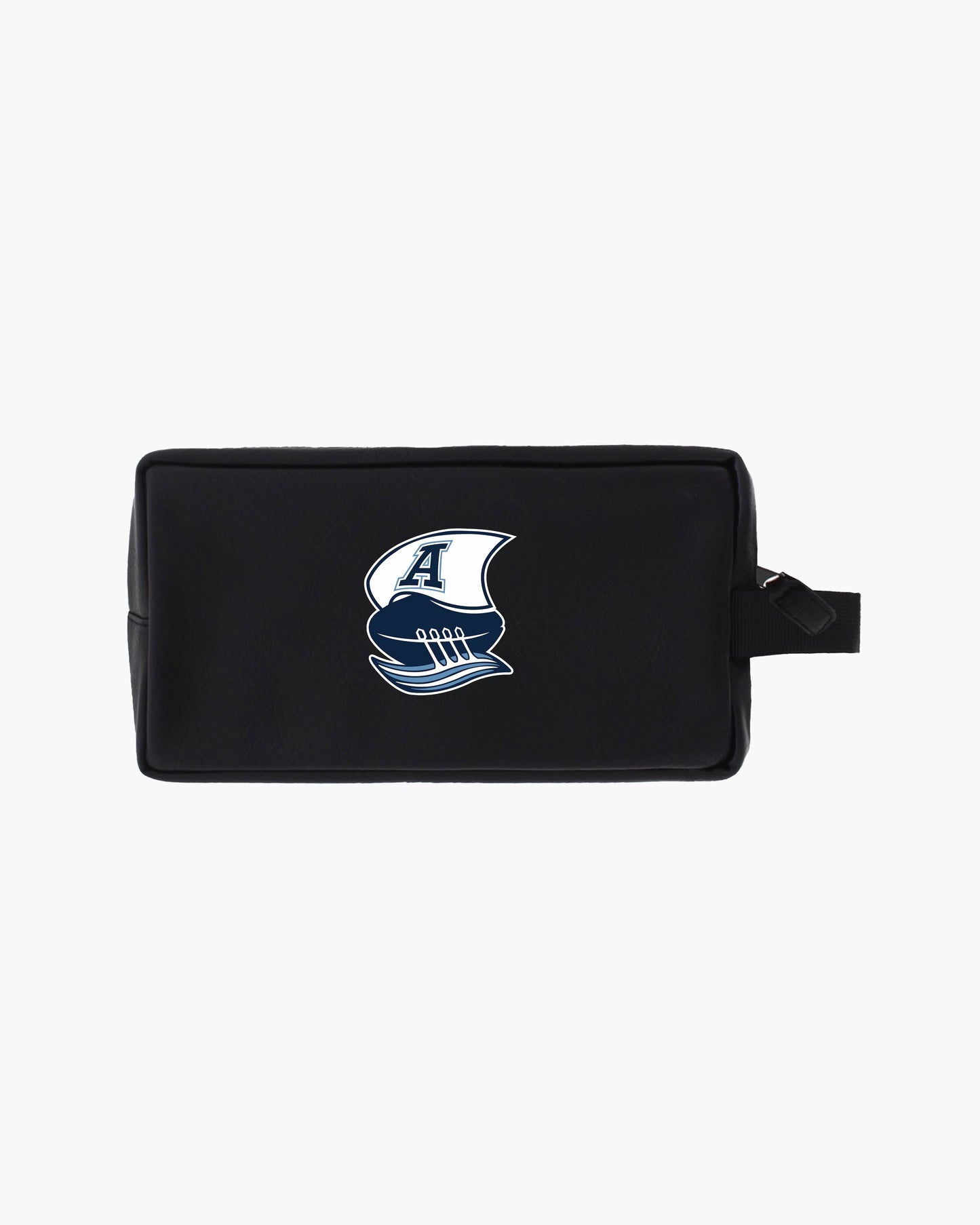 CFL Team Black Faux Leather Toiletry Bag with Handle