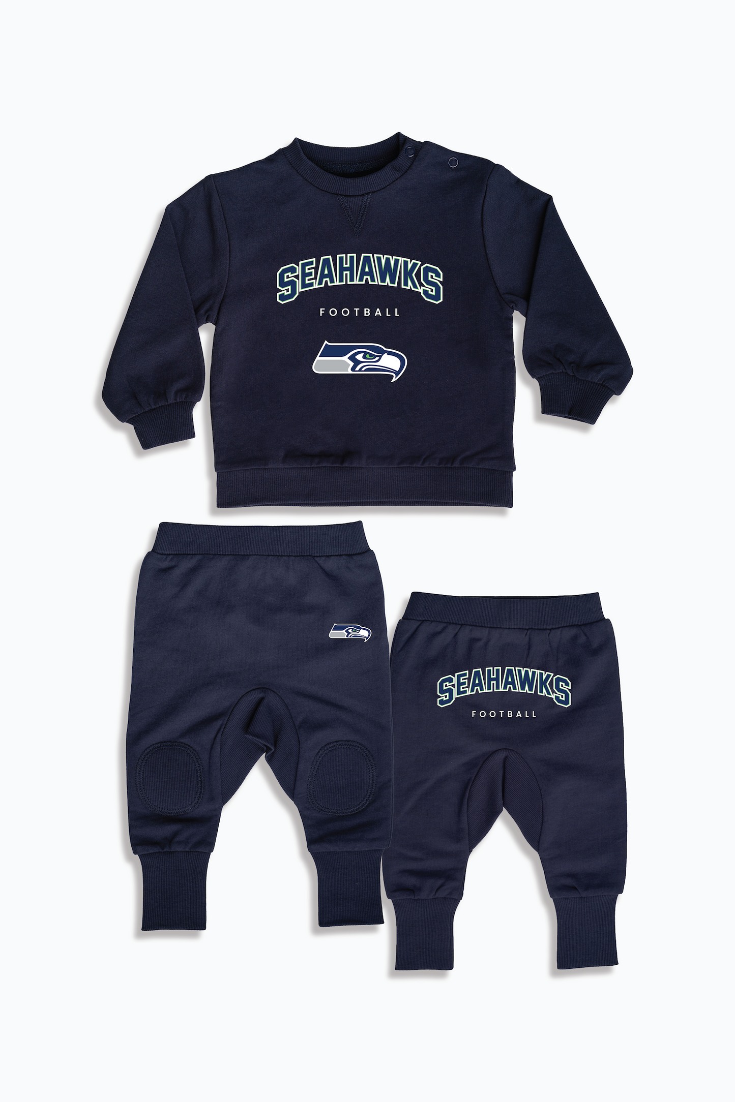 NFL Baby 2-Piece Navy, Organic Cotton, French Terry Set