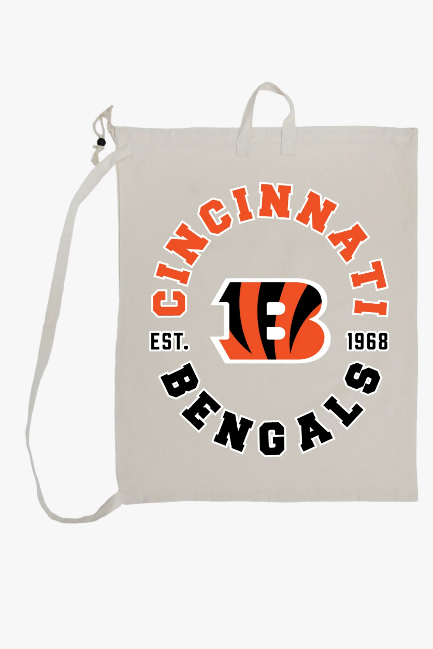 NFL Team Canvas Laundry Bag With Collegiate Sports Print (27"x21.5")