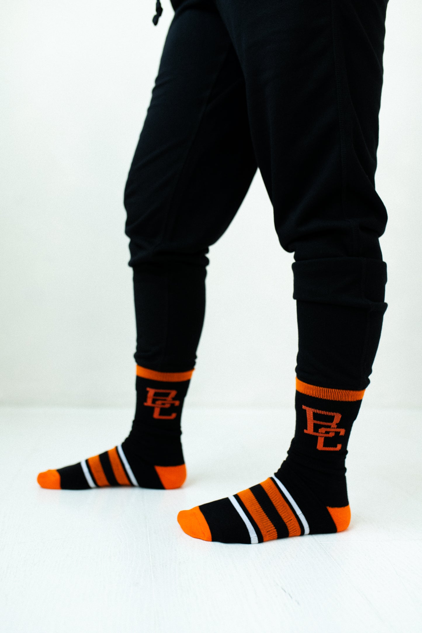CFL BC Lions Men's 3-Pack Cotton Crew Socks With Cushioned Sole
