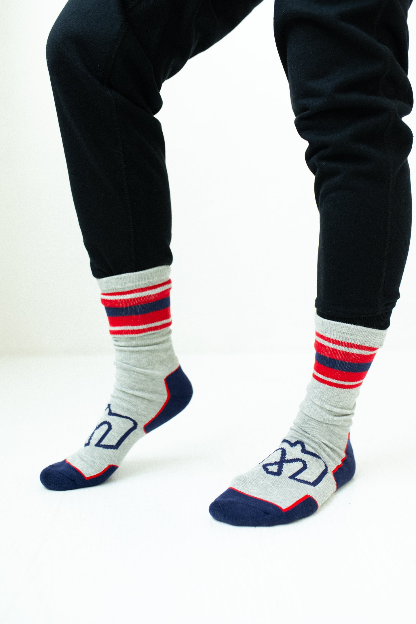 CFL Montreal Alouettes Men's 3-Pack Cotton Crew Socks With Cushioned Sole