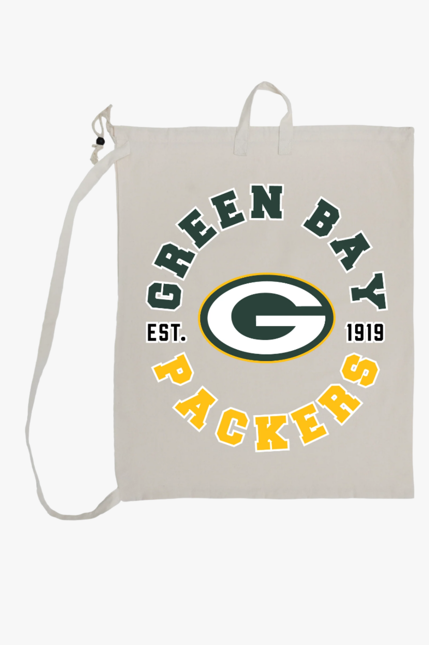 NFL Team Canvas Laundry Bag With Collegiate Sports Print (27"x21.5")