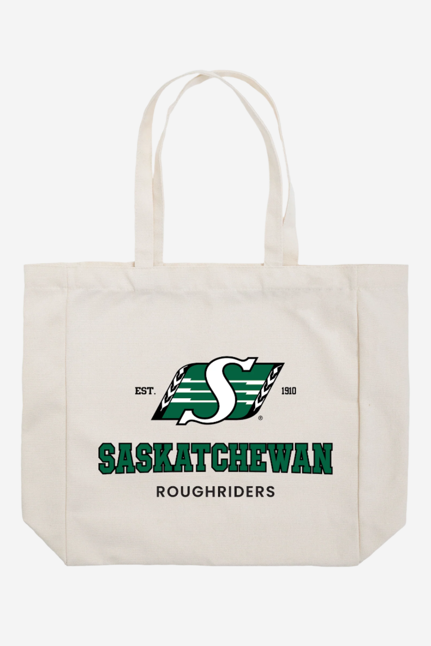 CFL Saskatchewan Roughriders Canvas Tote Book Bag