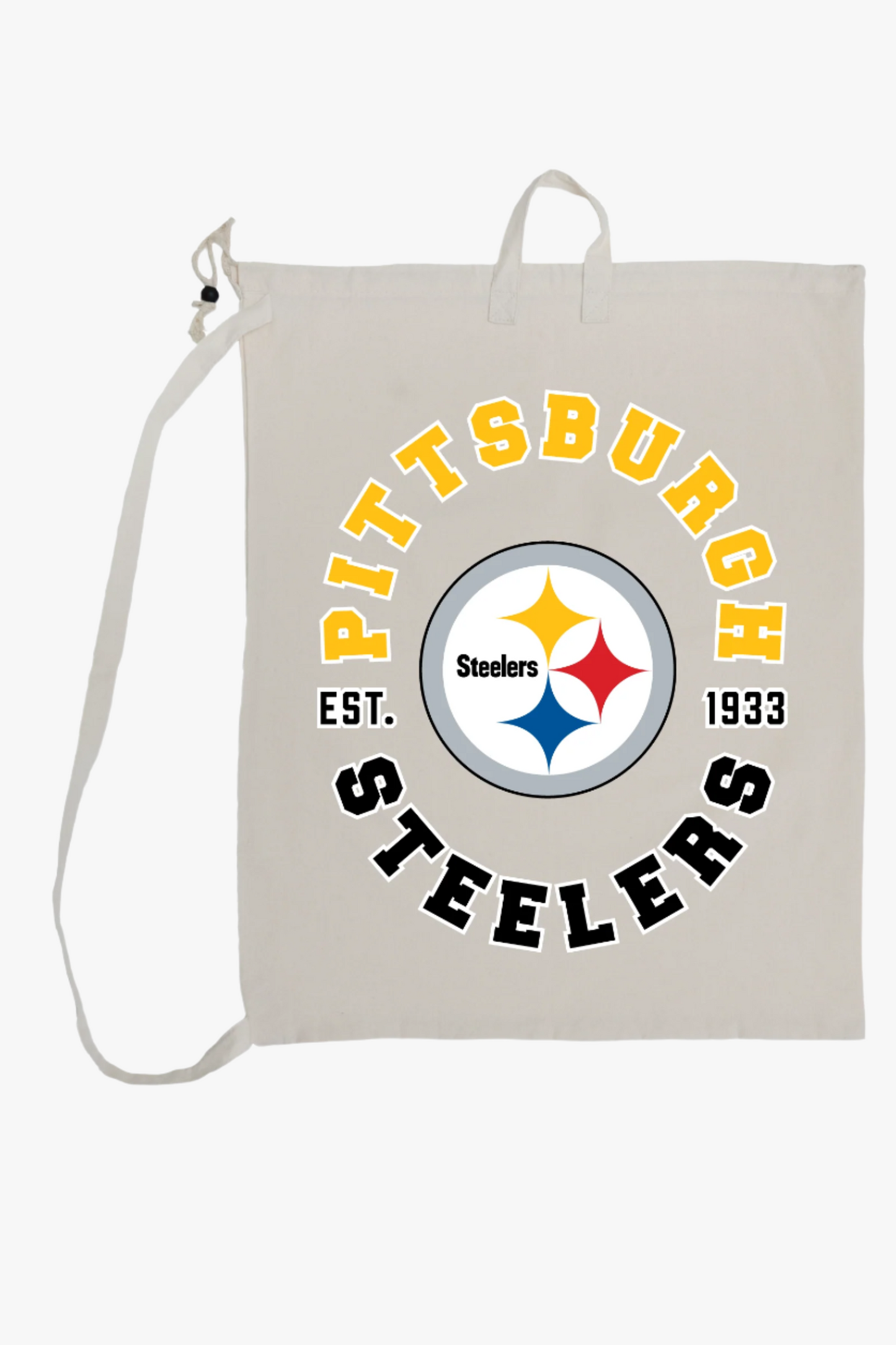 NFL Team Canvas Laundry Bag With Collegiate Sports Print (27"x21.5")