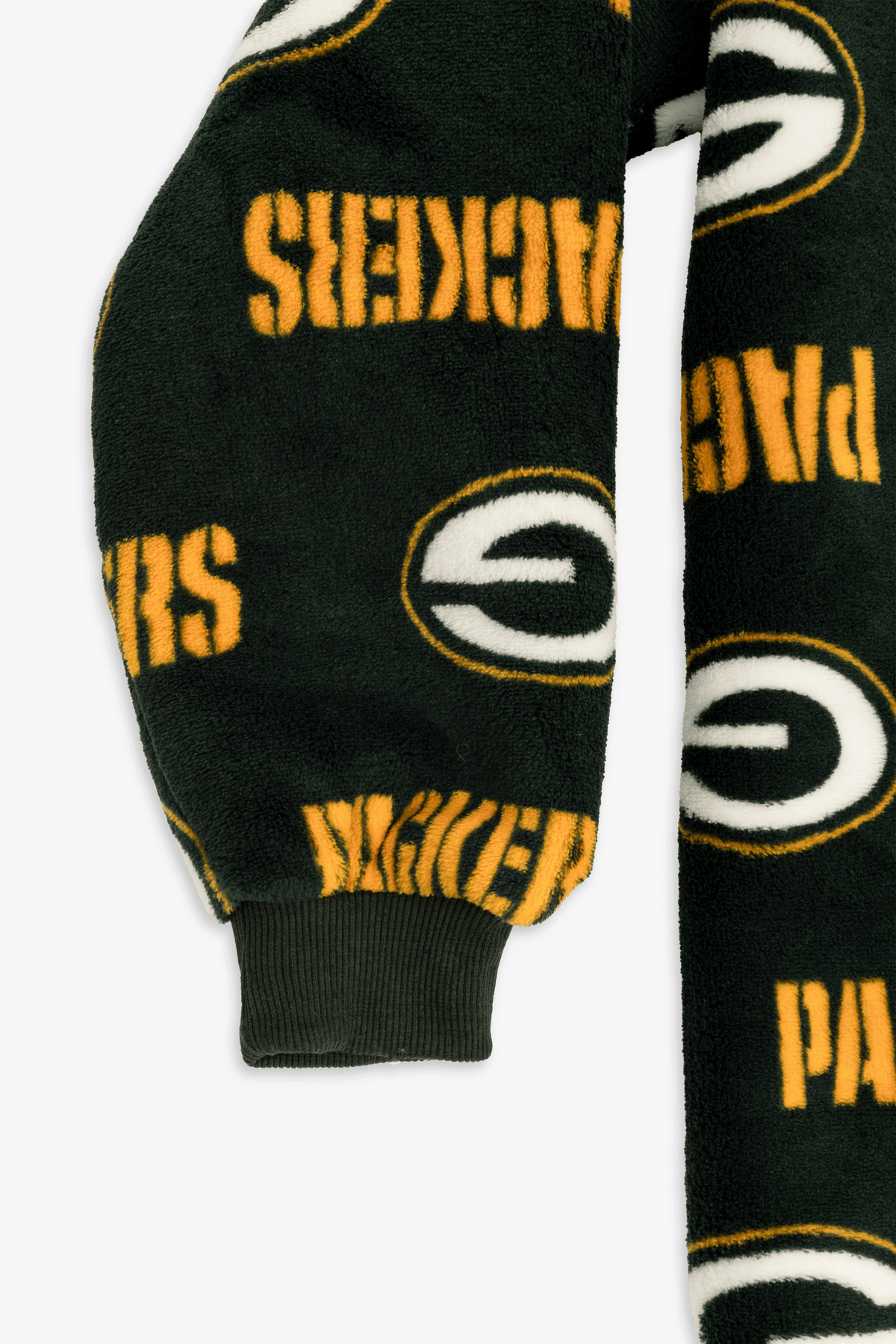 NFL Youth Green Bay Packers Coral Fleece Blanket Hoodie, Oversized Kids Wearable Blanket, Sherpa Lined, S/M-L/XL