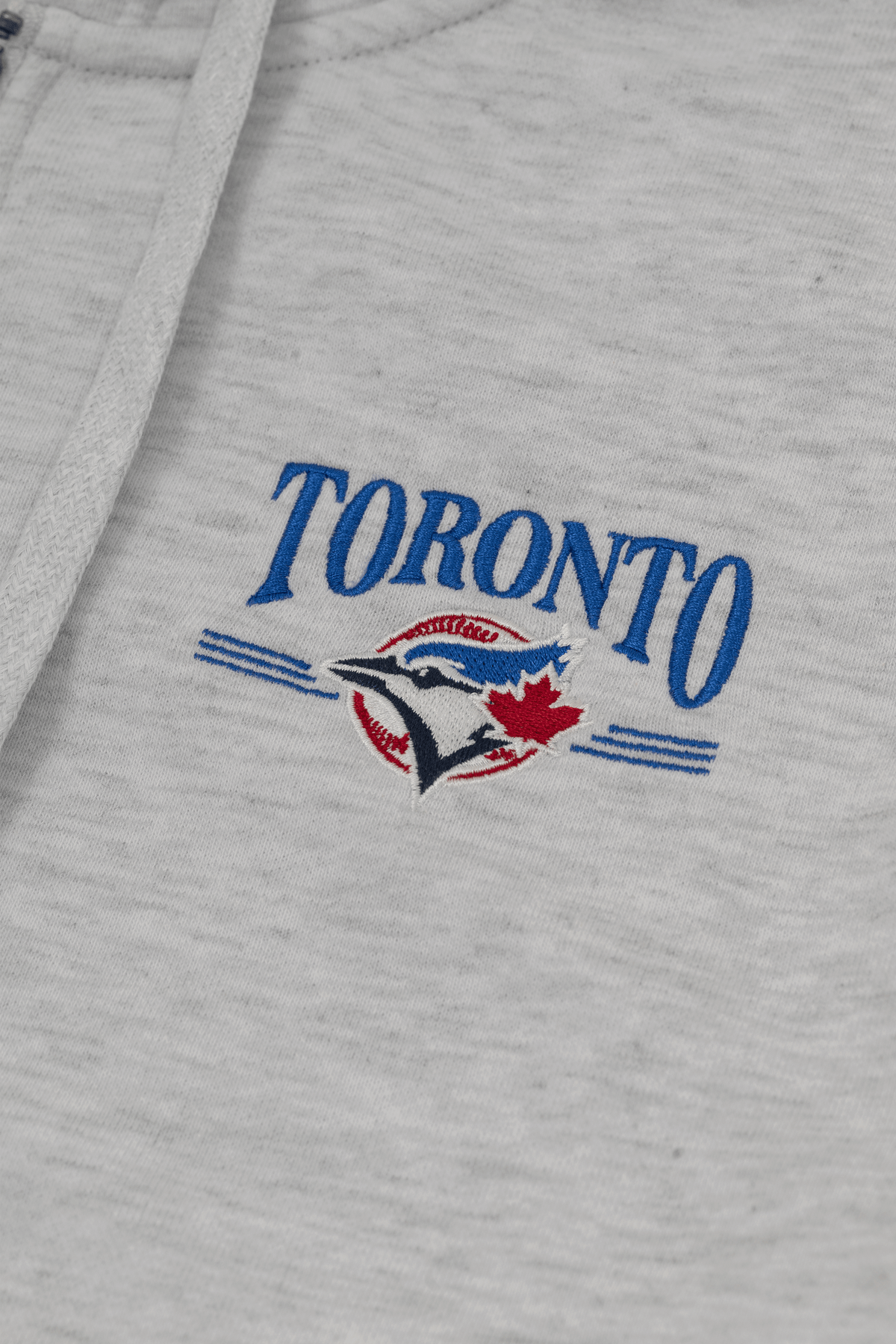 Toronto Blue Jays Full Zip Hoodie with Embroidered Toronto Wordmark, MLB Zip-Up Sweatshirt, SM-XXL