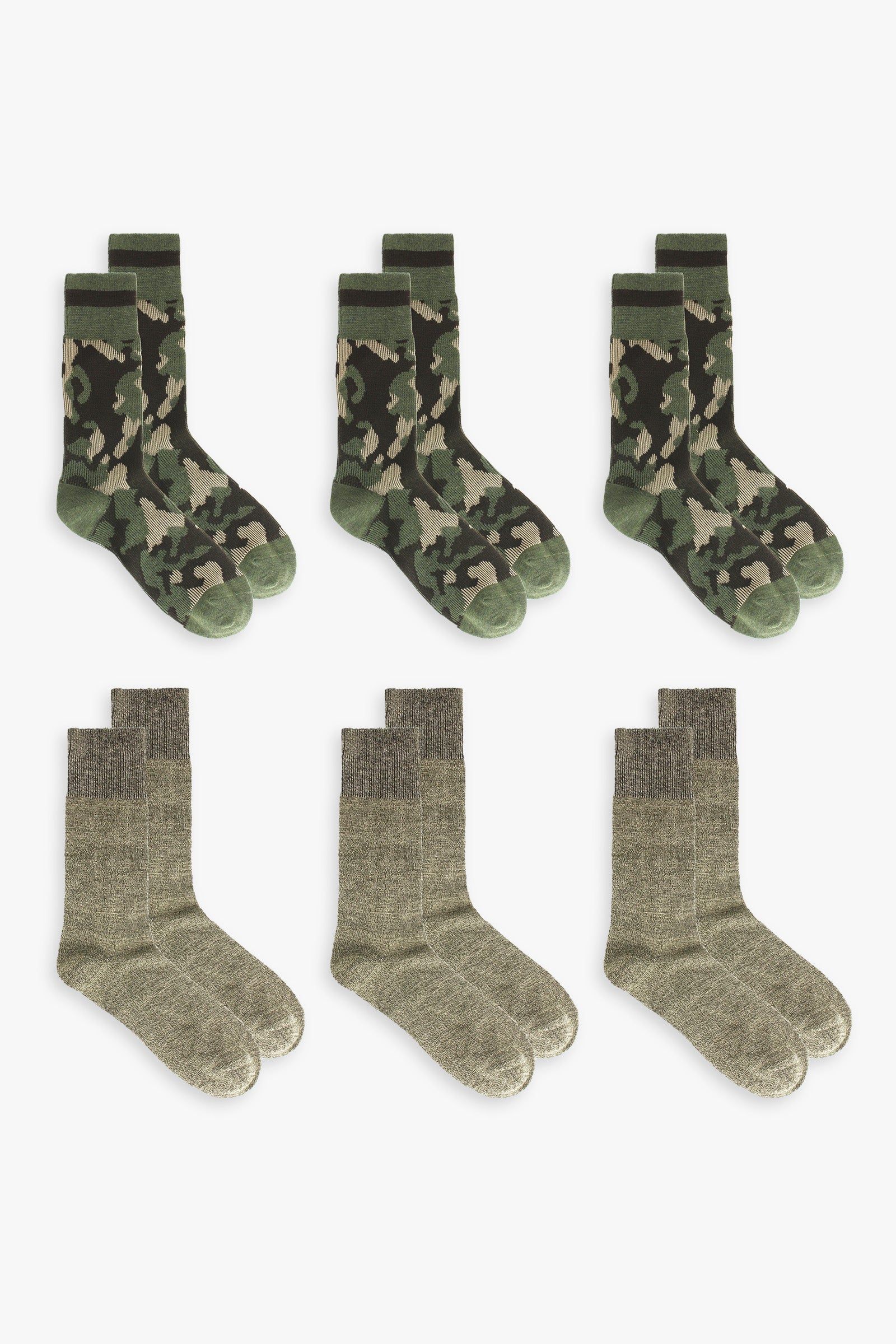 Great Northern Ladies 2 Pack Camouflage Boot Socks