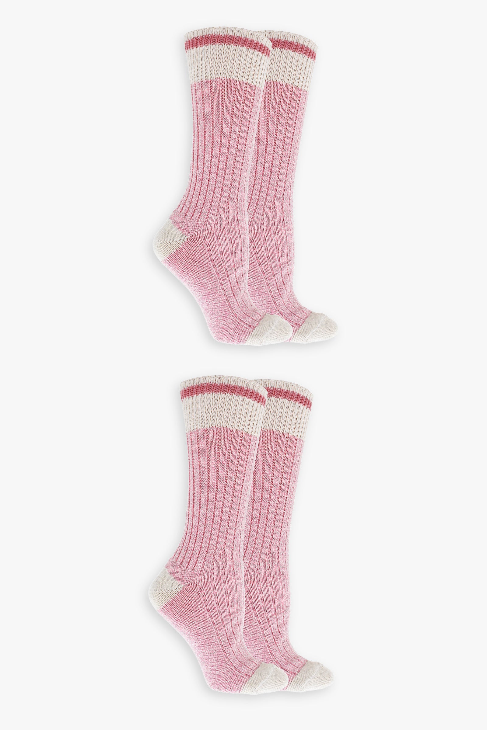 Great Northern Pink Ladies Multipack Boot Socks