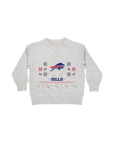 Gertex NFL Team Ugly Holiday Crewneck Sweater for Infants & Toddlers in Soft French Terry Cotton