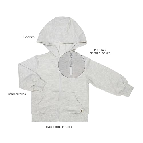 CFL Team Baby Infant French Terry Cotton Zip-Up Hoodie in Grey