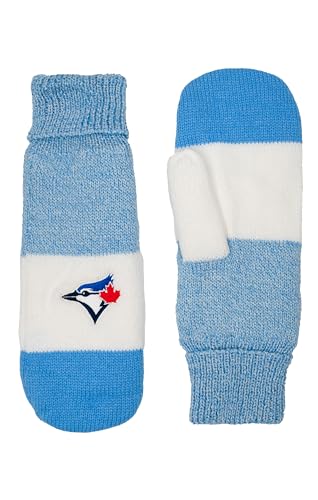 Gertex MLB Toronto Blue Jays Adult Ladies Thermal Mittens for Winter | One Size