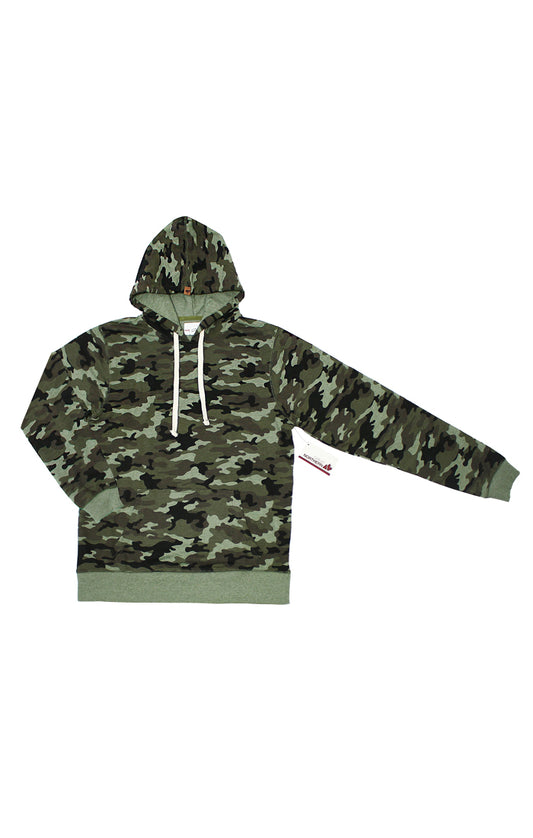 Great Northern Ladies Camouflage French Terry Hooded Sweatshirt