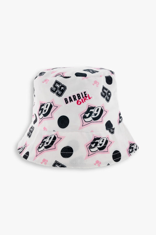 Barbie Youth Girls Bucket Hat With Embroidered Edge