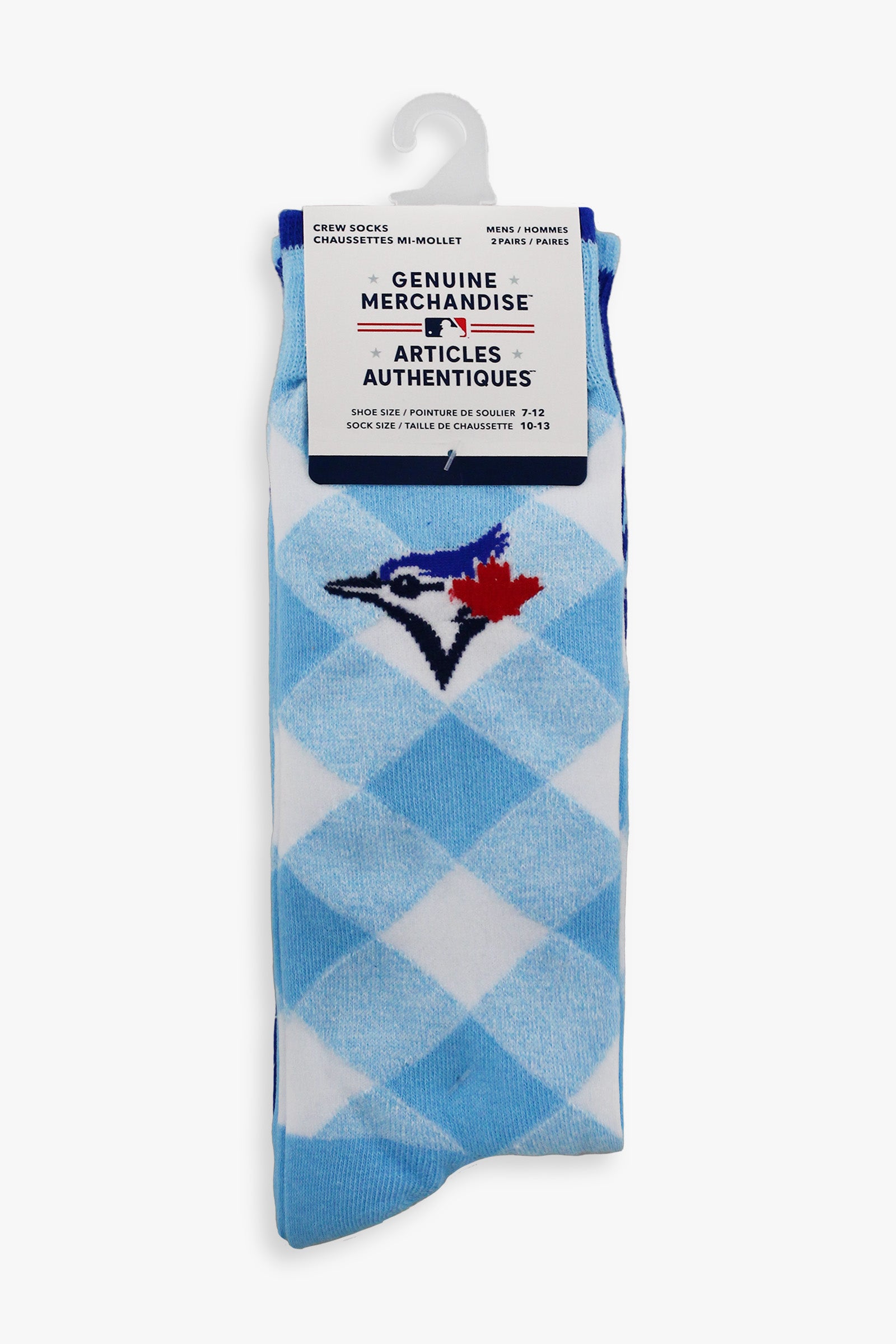 Men's MLB Toronto Blue Jays 2-Pack Dress Socks