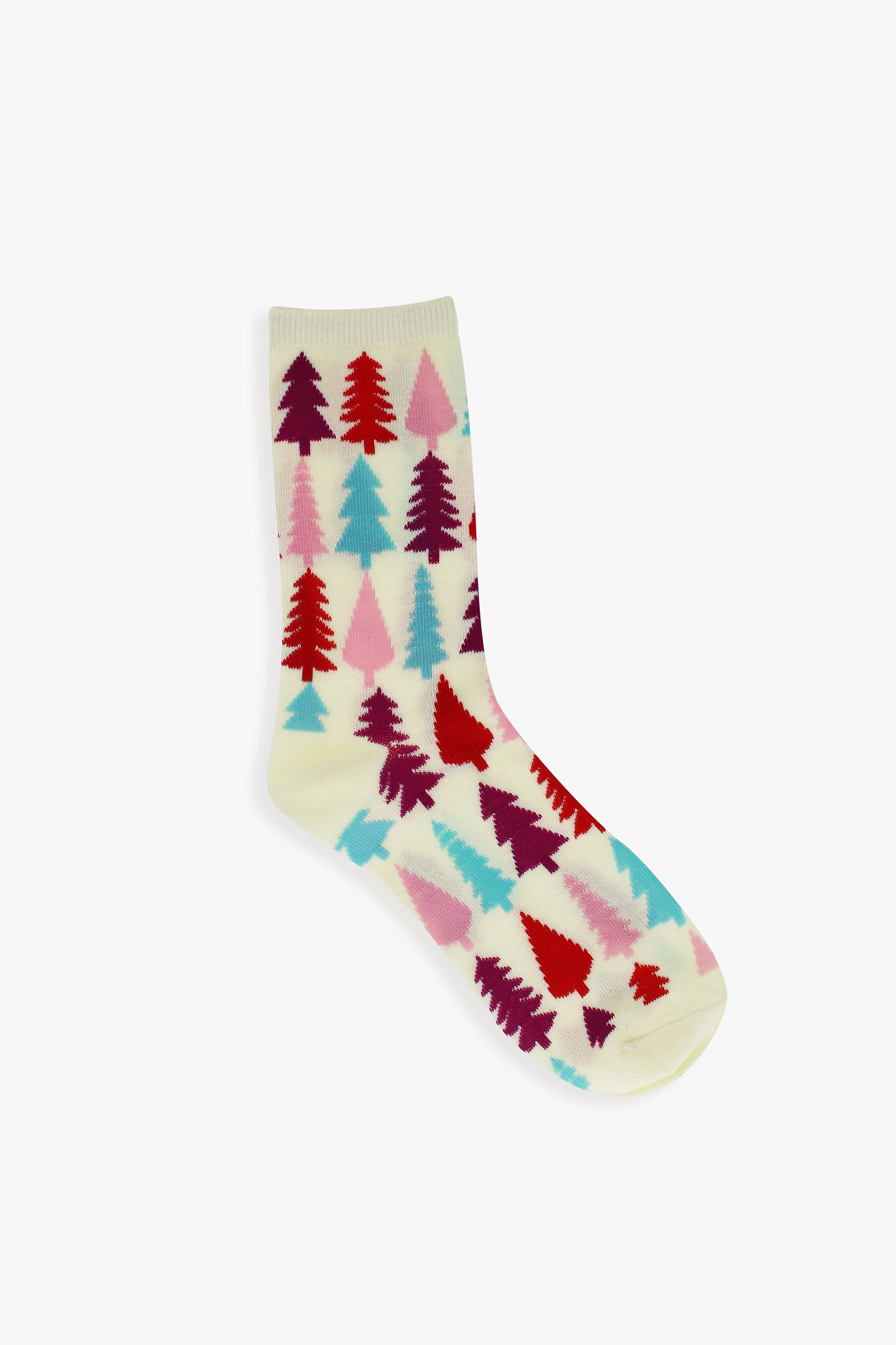 Holiday Graphic Ladies Crew Socks