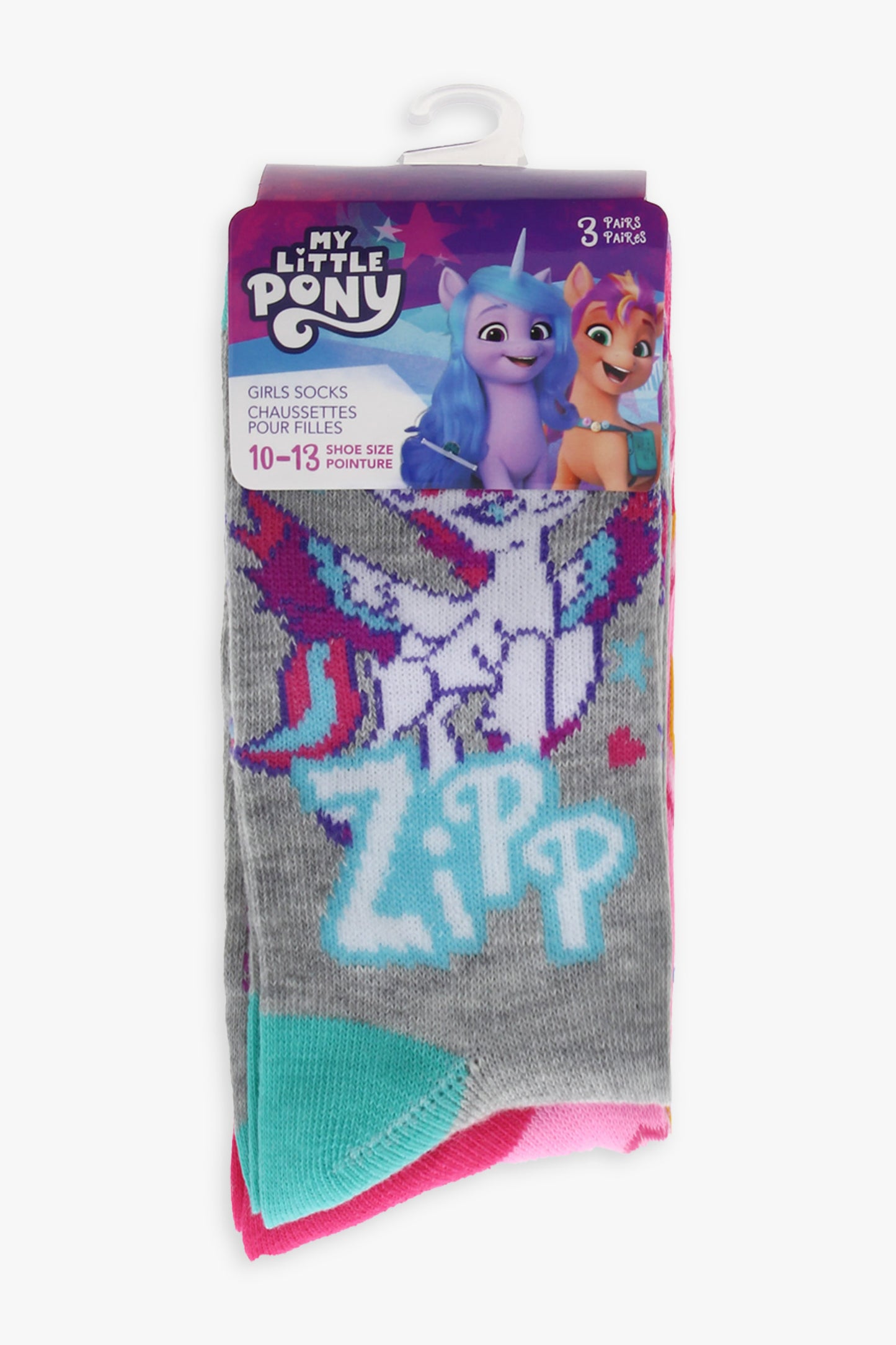 My Little Pony Youth Girls 3-Pack Crew Socks