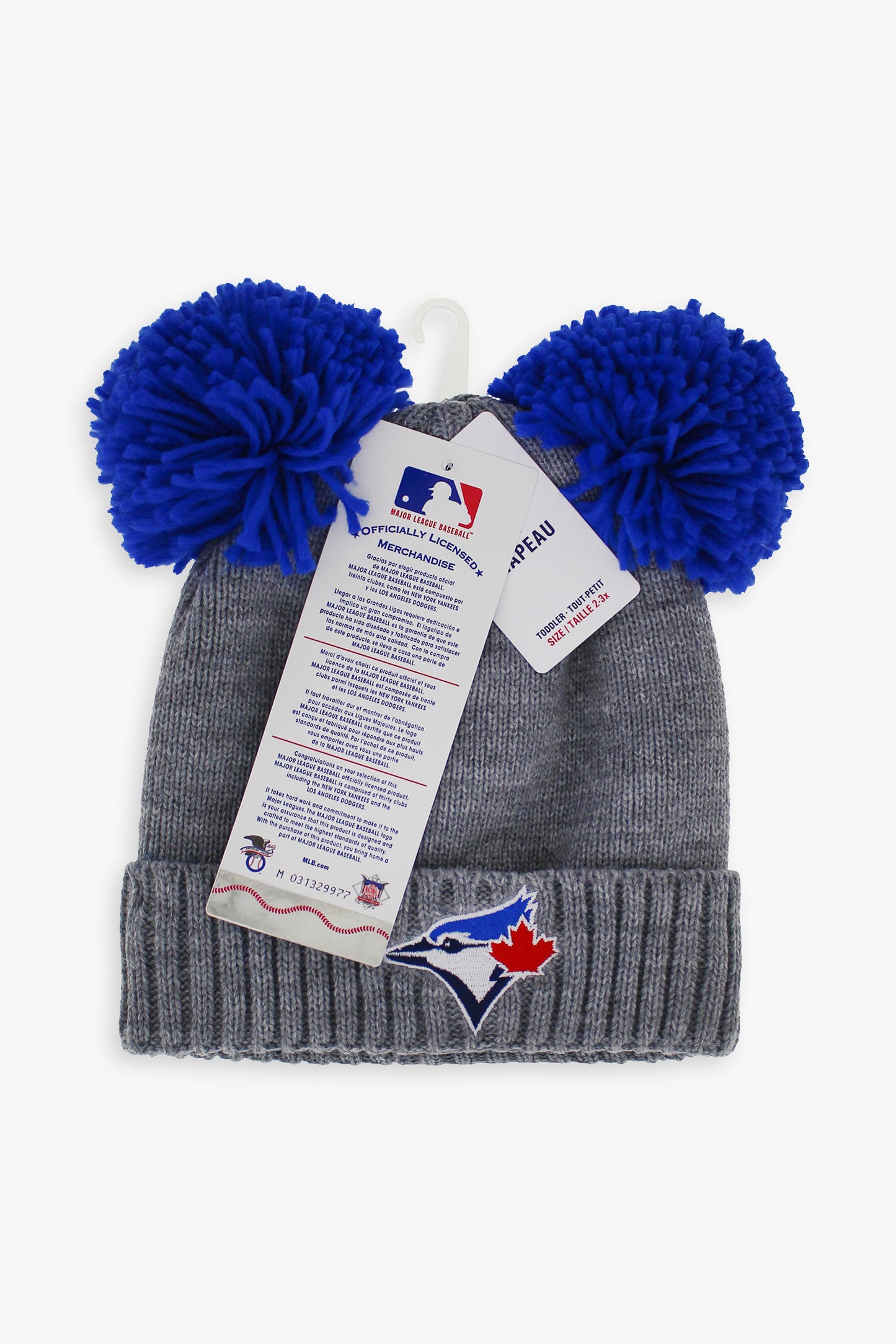 Gertex MLB Toronto Blue Jays Toddler Toque with Double Pom-pom