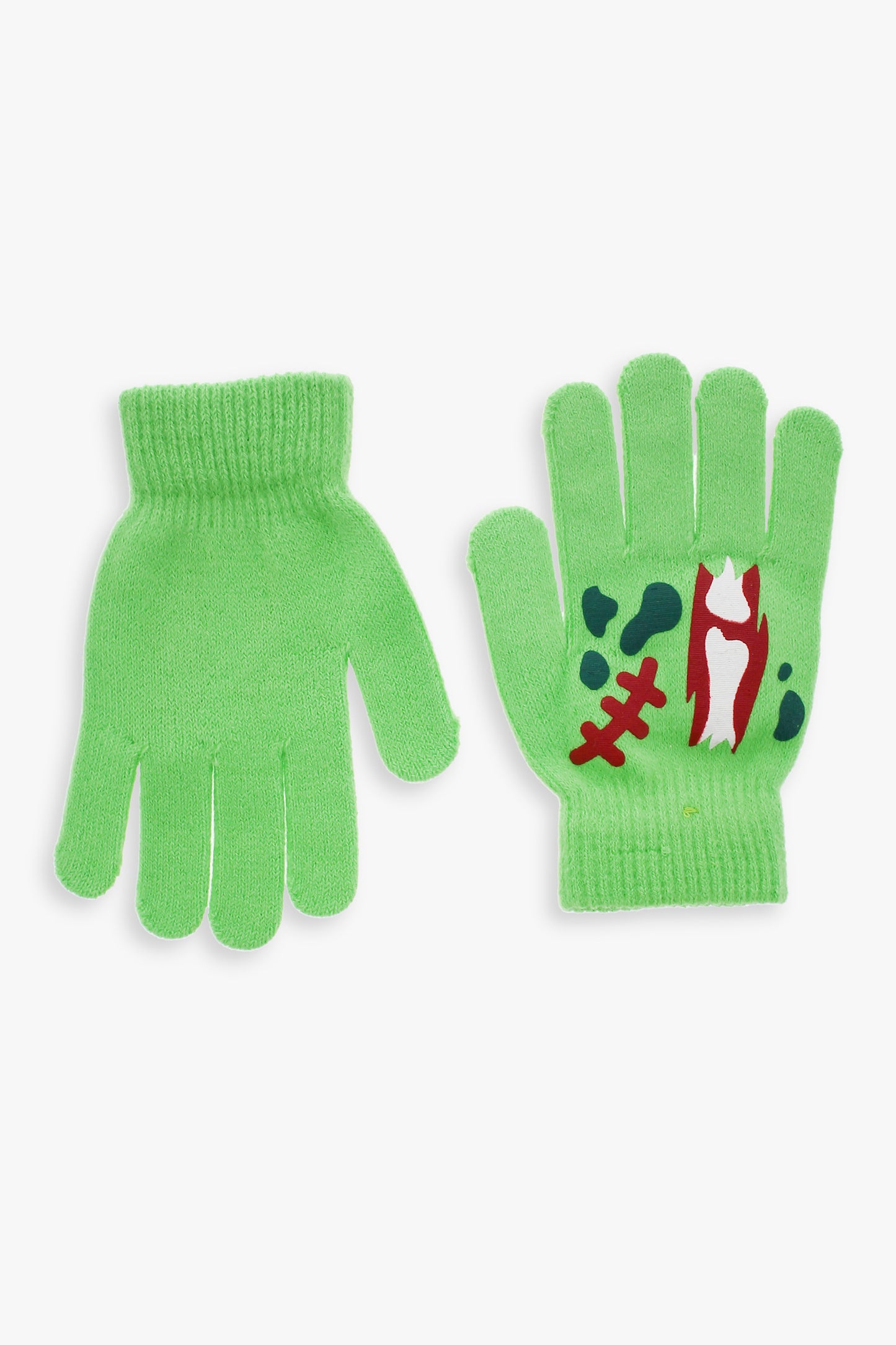 Glow in the Dark Kids Halloween Gloves