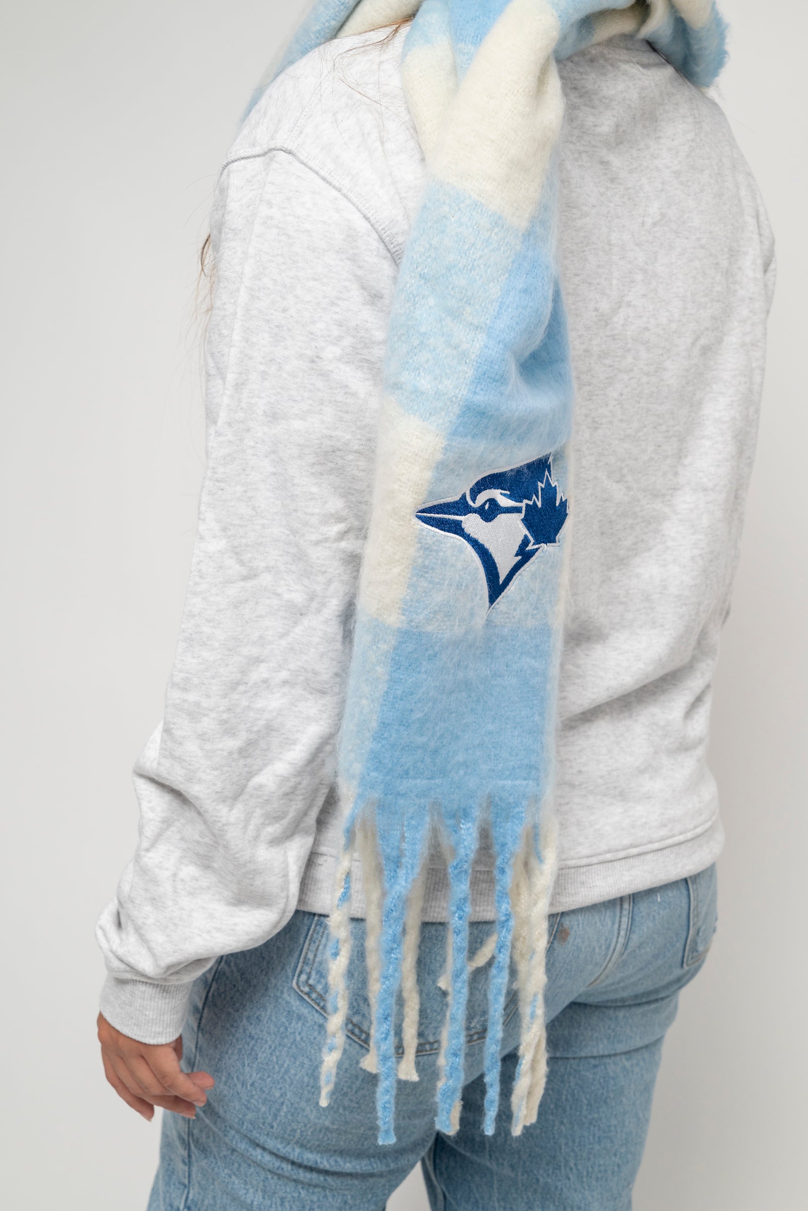 MLB Toronto Blue Jays Ladies Oversized Blanket Scarf