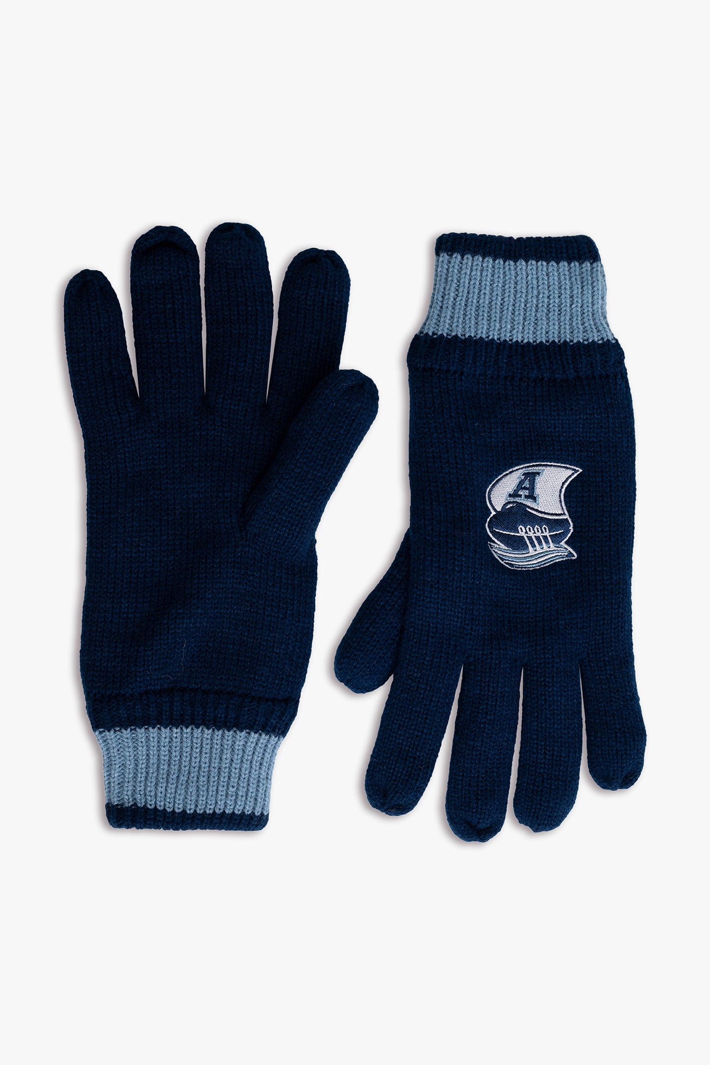 CFL Toronto Argonauts Adult Men's Cold Weather Winter Thermal Gloves With Embroidered Team Logo