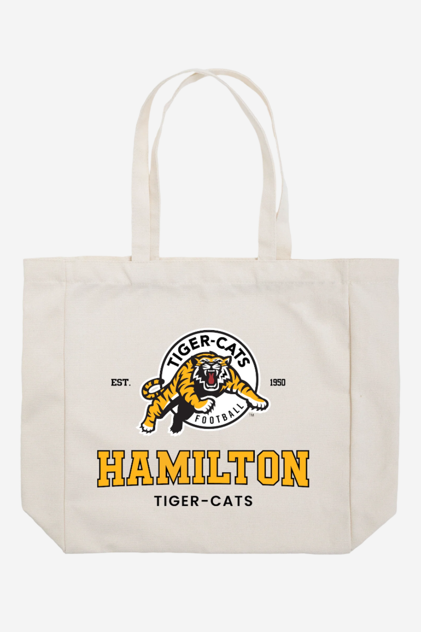 CFL Hamilton Tiger-Cats Canvas Tote Book Bag