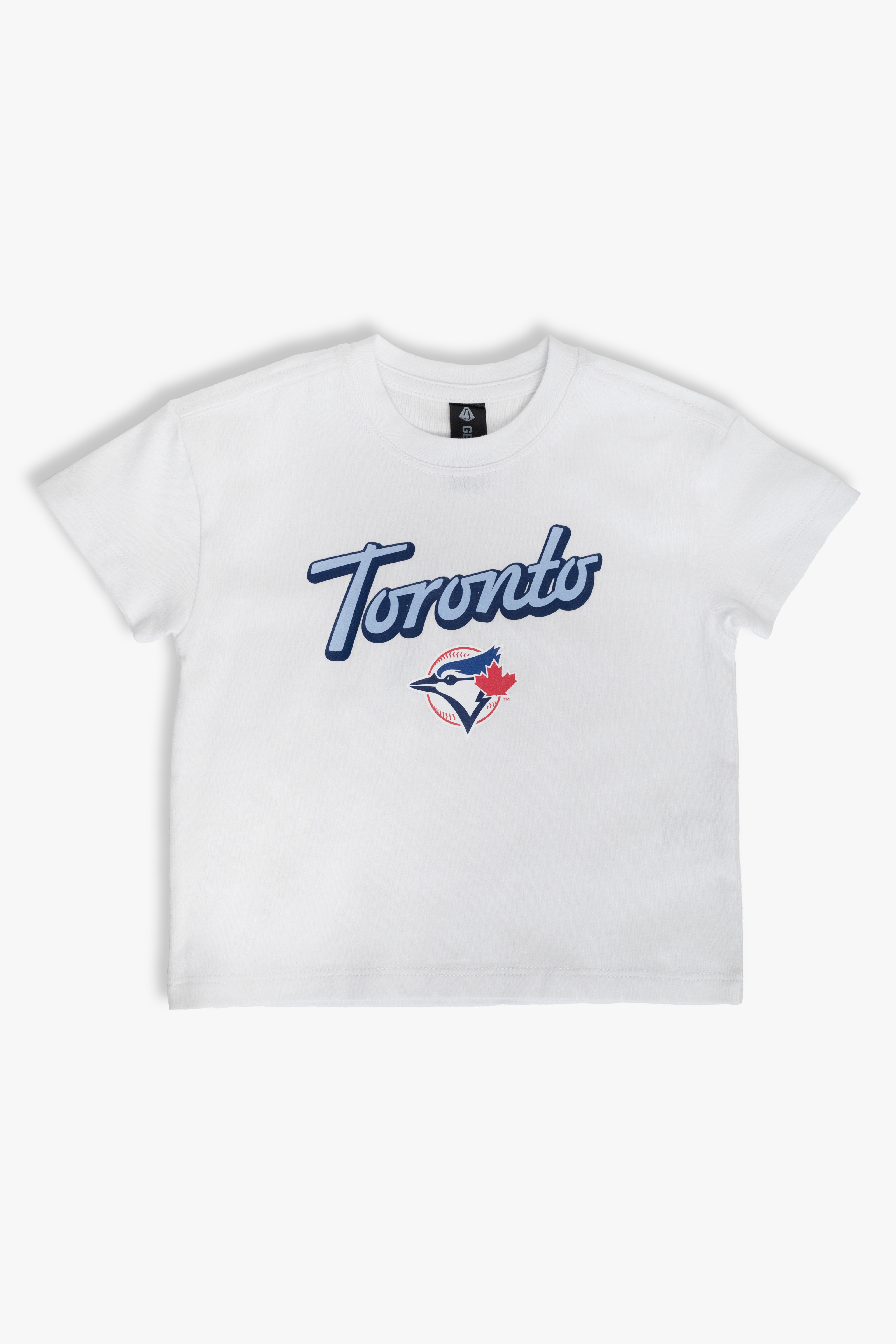 Toronto Blue Jays Baby Outfit 2-Piece Set, White T-Shirt & Navy French Terry Pants for Boys & Girls, Sizes 6M-4T