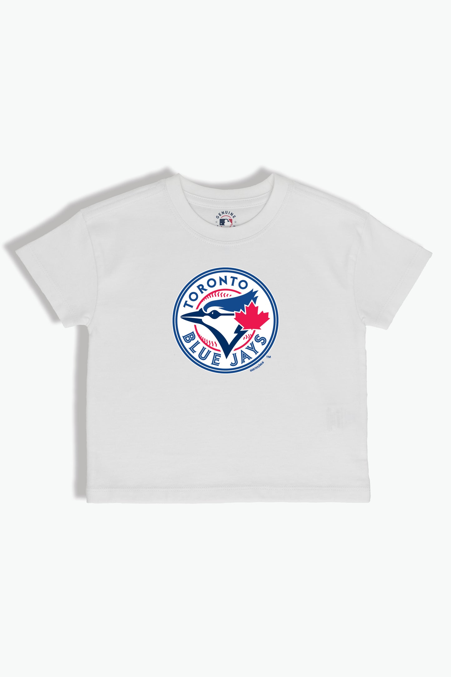Toronto Blue Jays Kids White T-Shirt MLB Youth Tee, Soft Combed Cotton, Boys & Girls S-XL