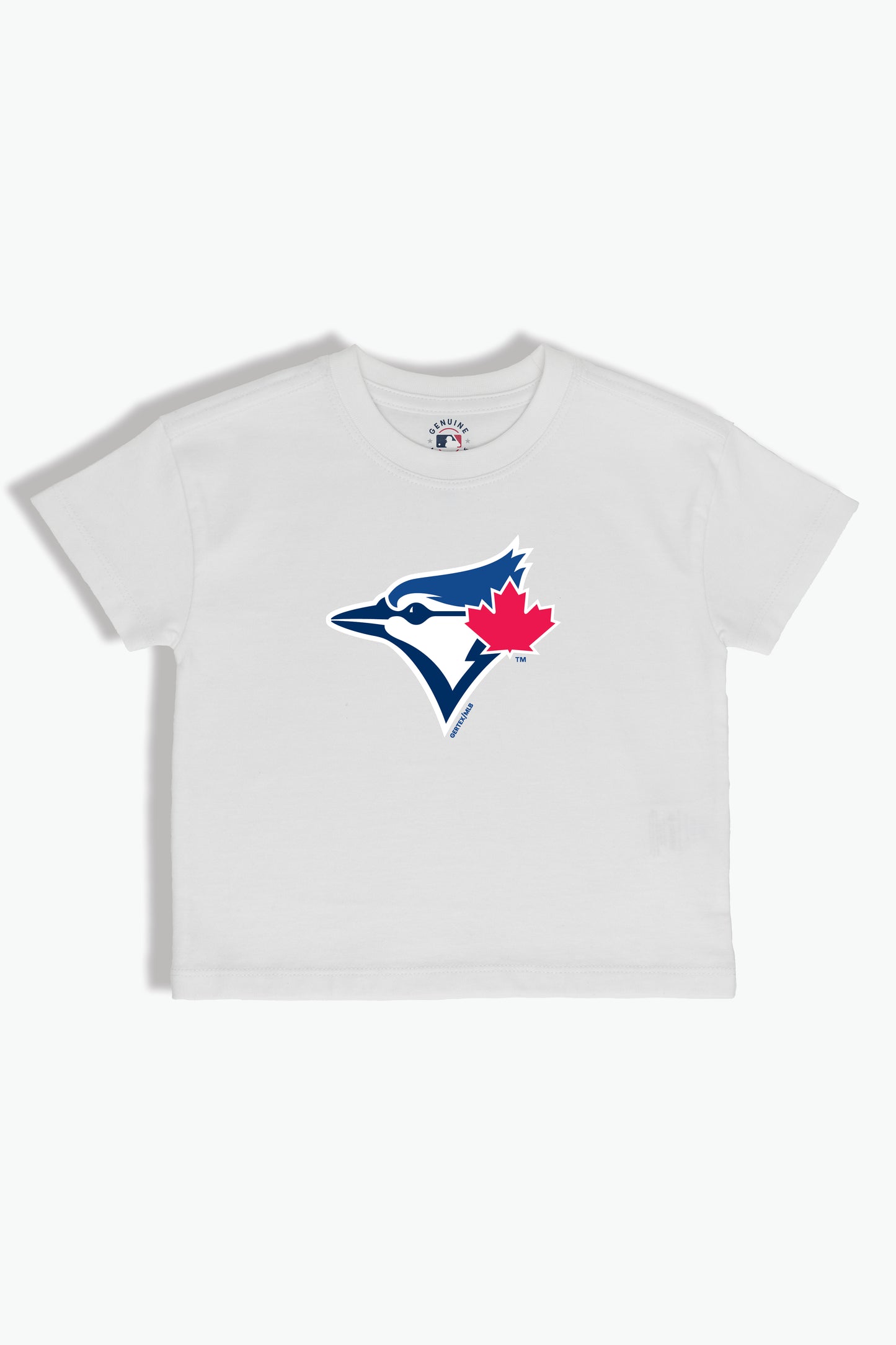 Toronto Blue Jays Kids White T-Shirt MLB Youth Tee, Soft Combed Cotton, Boys & Girls S-XL