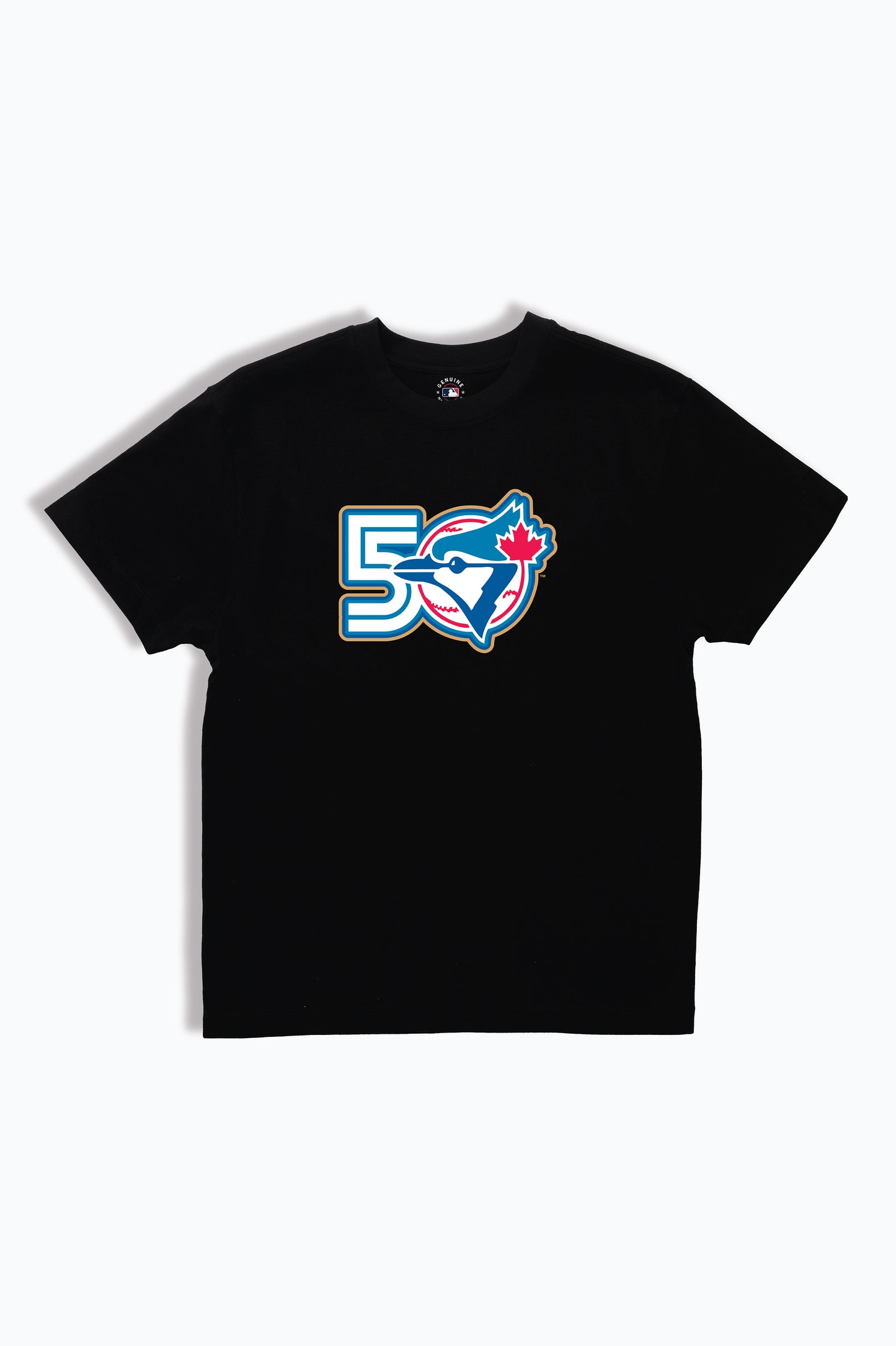 Toronto Blue Jays T-Shirt MLB 50th Anniversary Adult Tee, Soft Cloud Wash Cotton T-shirt, Unisex XS-XXL