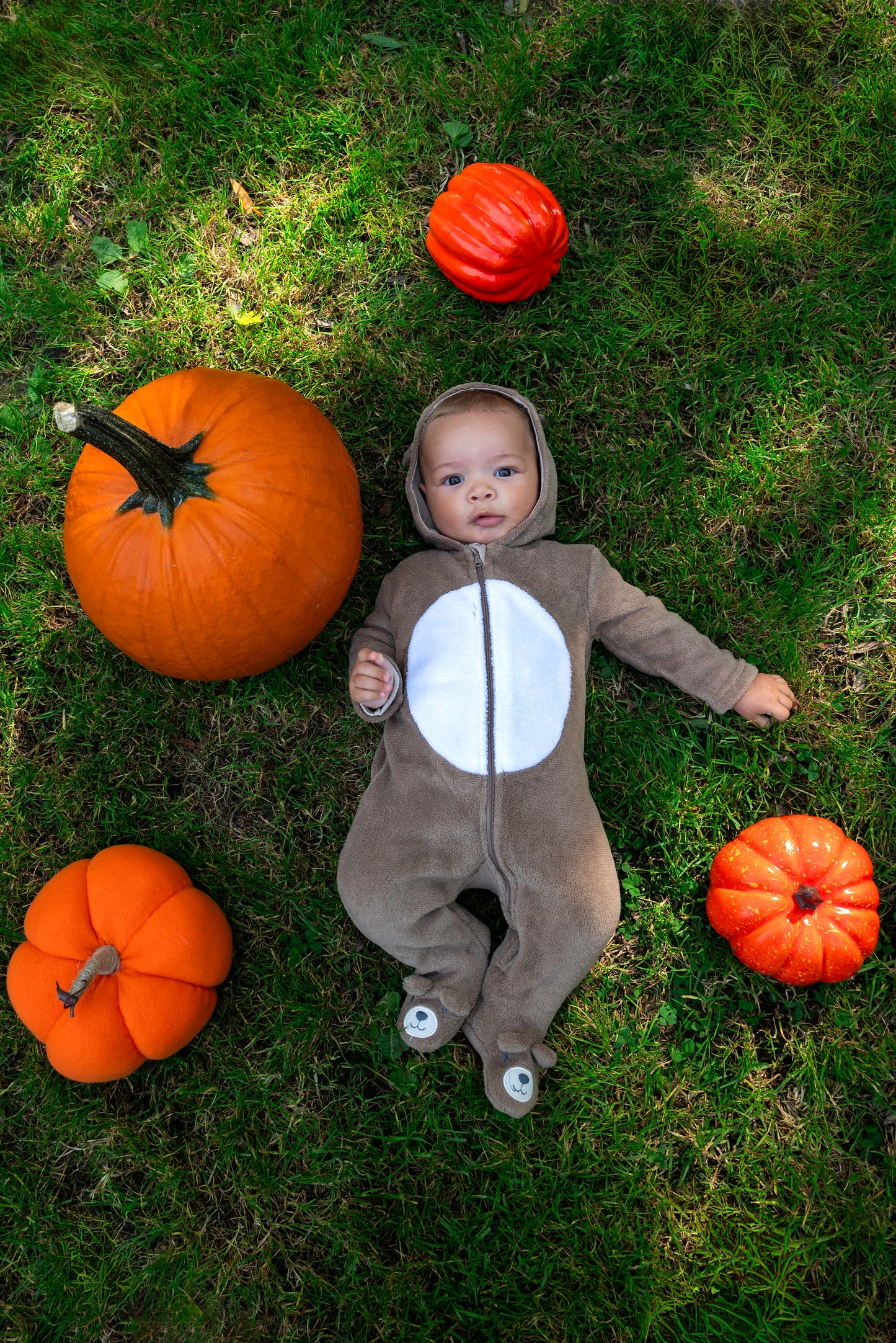 Bear Baby Plush Softie Animal Costume With Ears