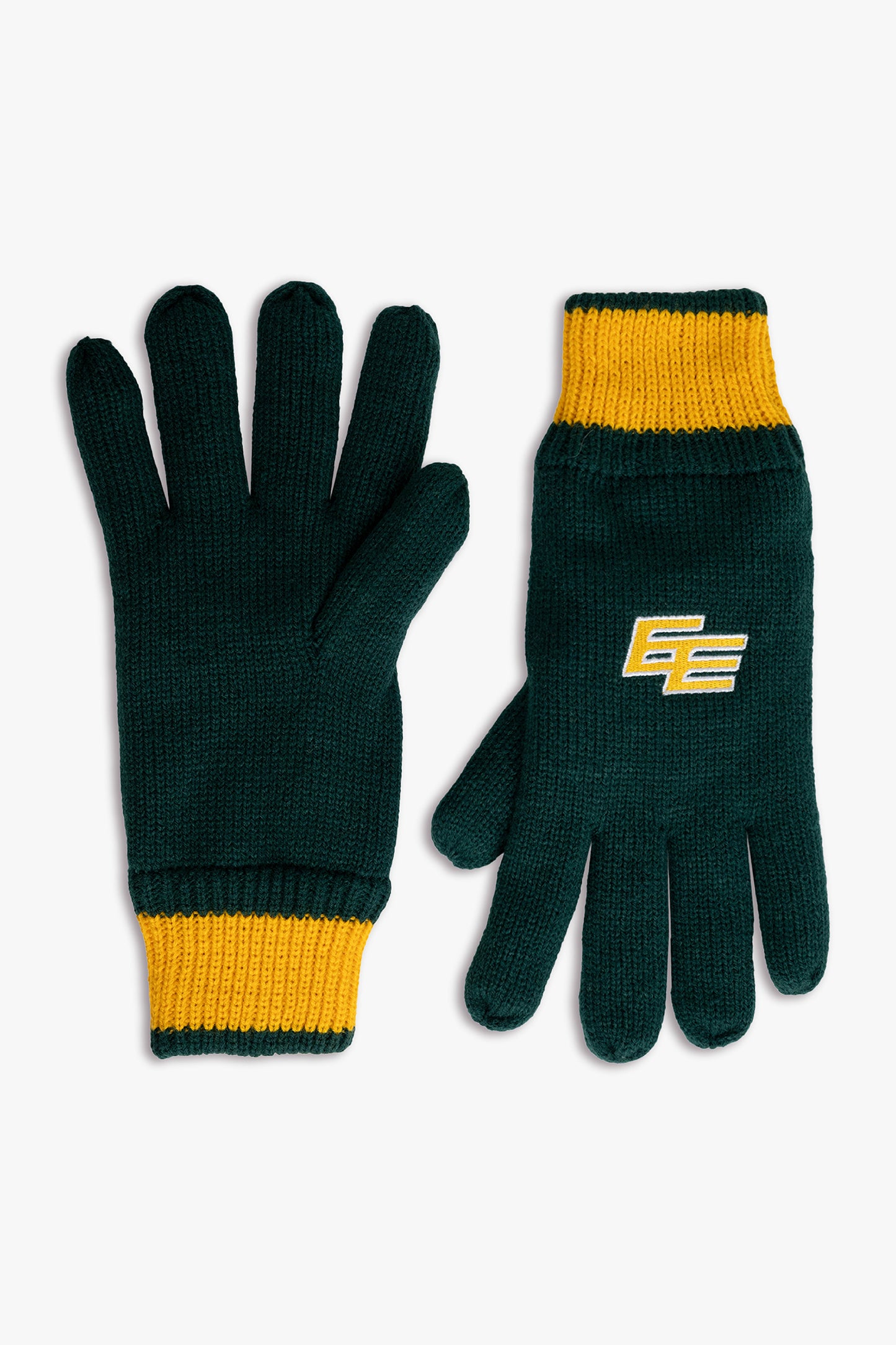 CFL Edmonton Elks Adult Men's Cold Weather Winter Thermal Gloves With Embroidered Team Logo