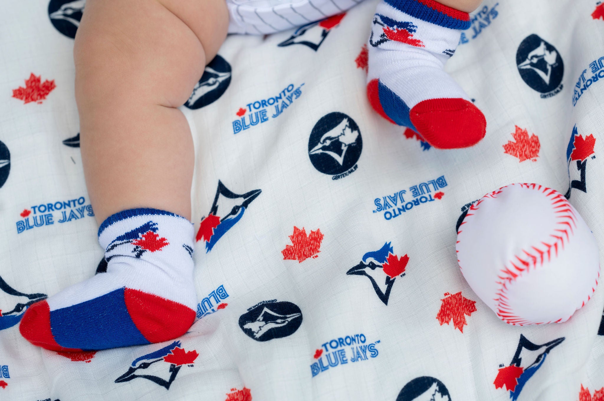 Gertex MLB Toronto Blue Jays Baby 4-Pack Crew Socks