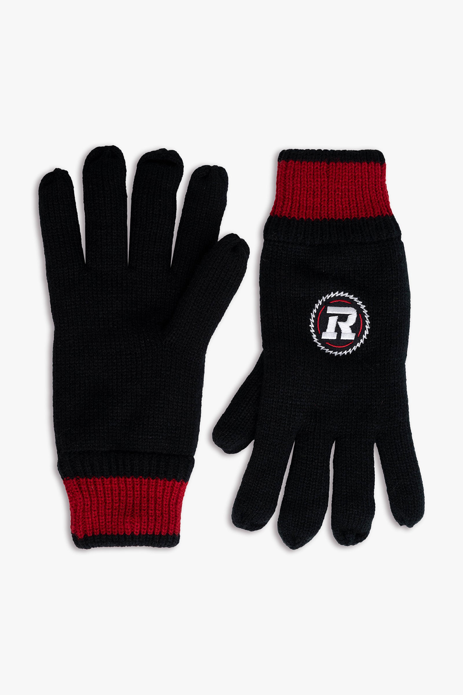 CFL Ottawa Redblacks Adult Men's Cold Weather Winter Thermal Gloves With Embroidered Team Logo