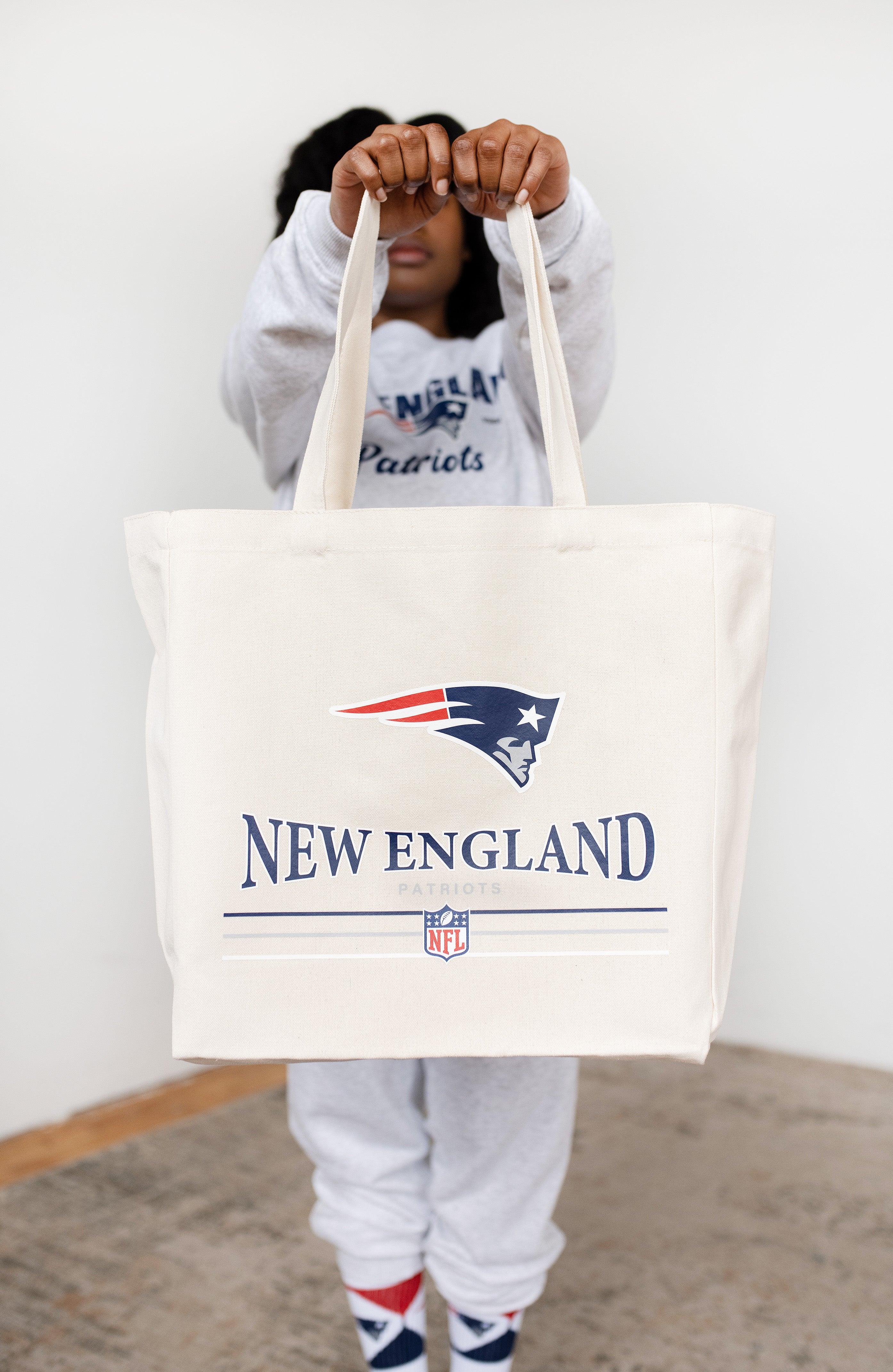 New England Patriots NFL Canvas Tote Bag