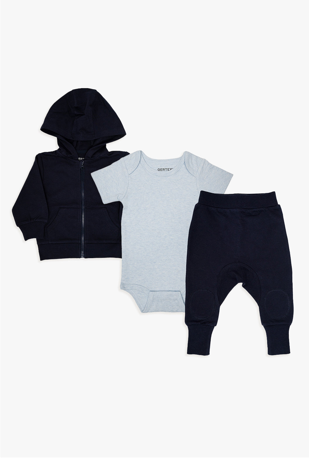 Snugabye Baby French Terry Sweatsuit Bundle