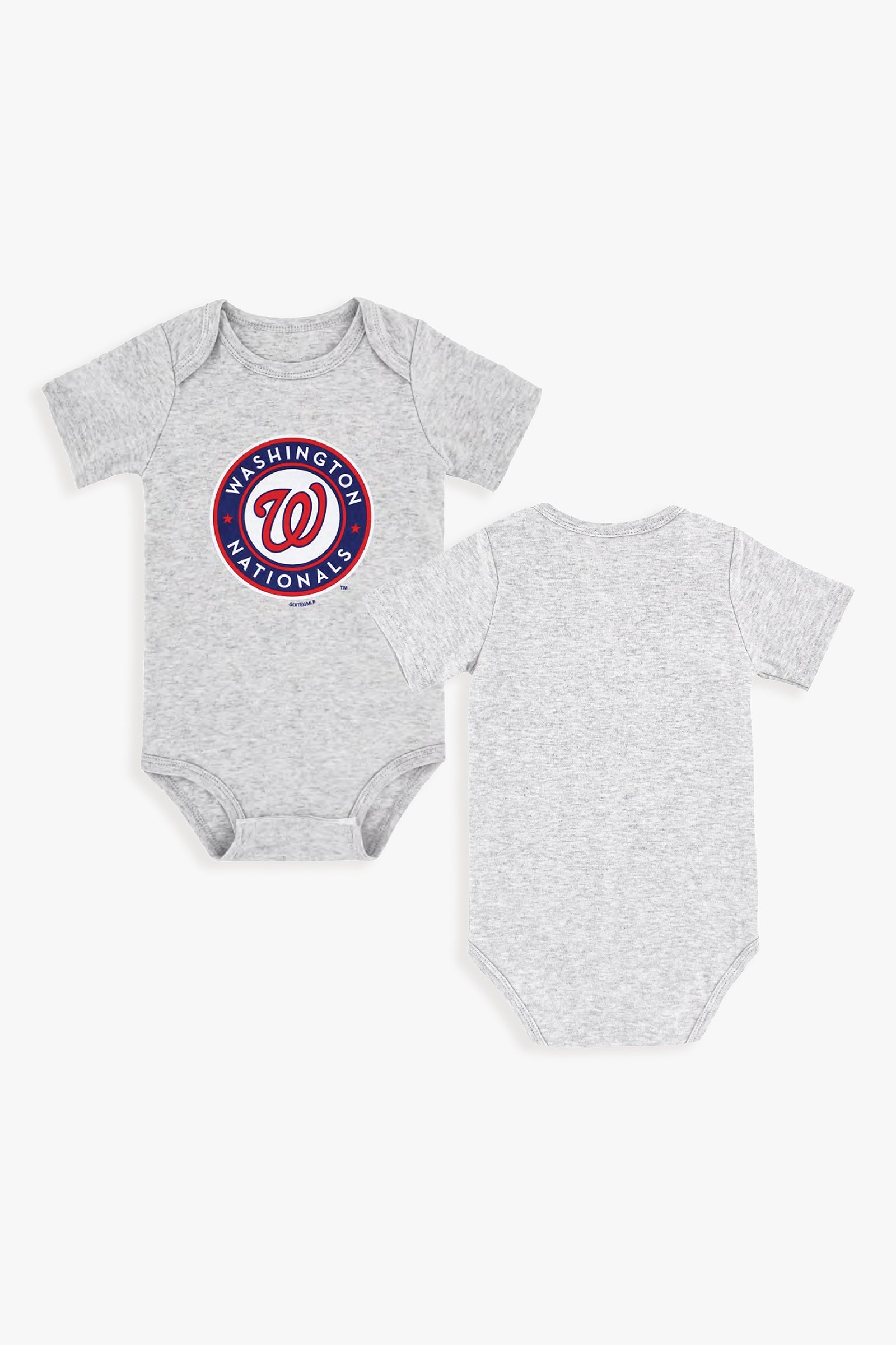 Gertex Customizable MLB Baby Onesie Bodysuit in Grey (3-6 Months)