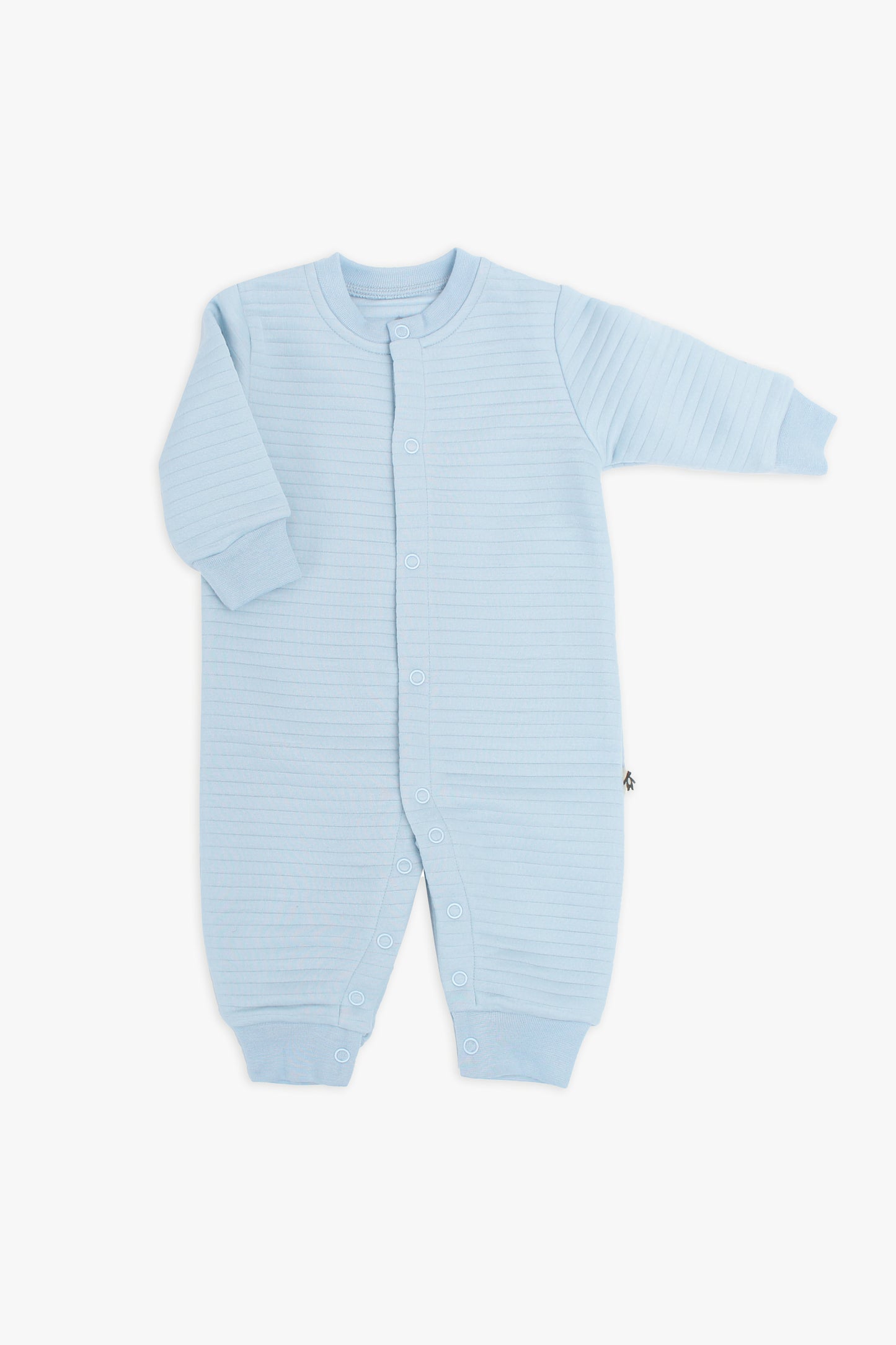 Snugabye Dream Cozy Quilted Jumpsuit - Blue