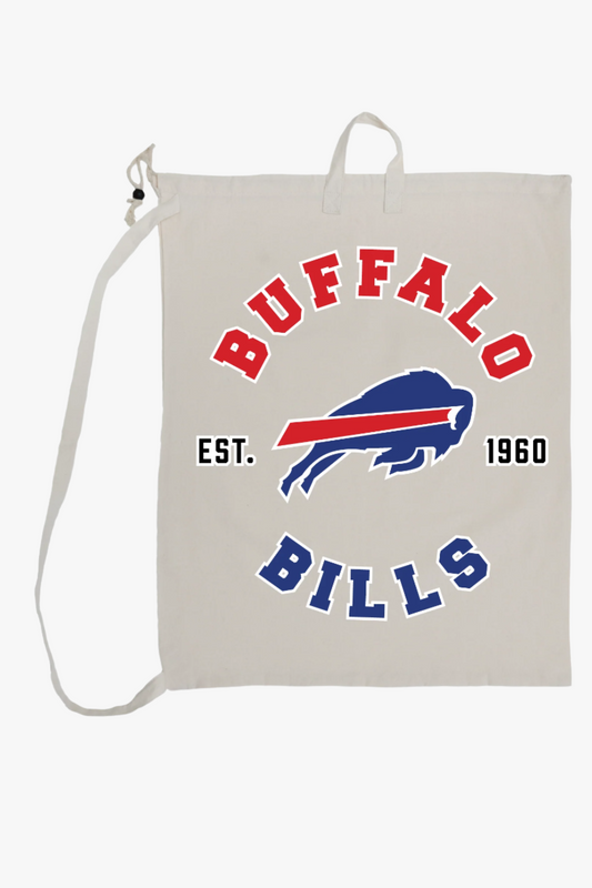 NFL Team Canvas Laundry Bag With Collegiate Sports Print (27"x21.5")