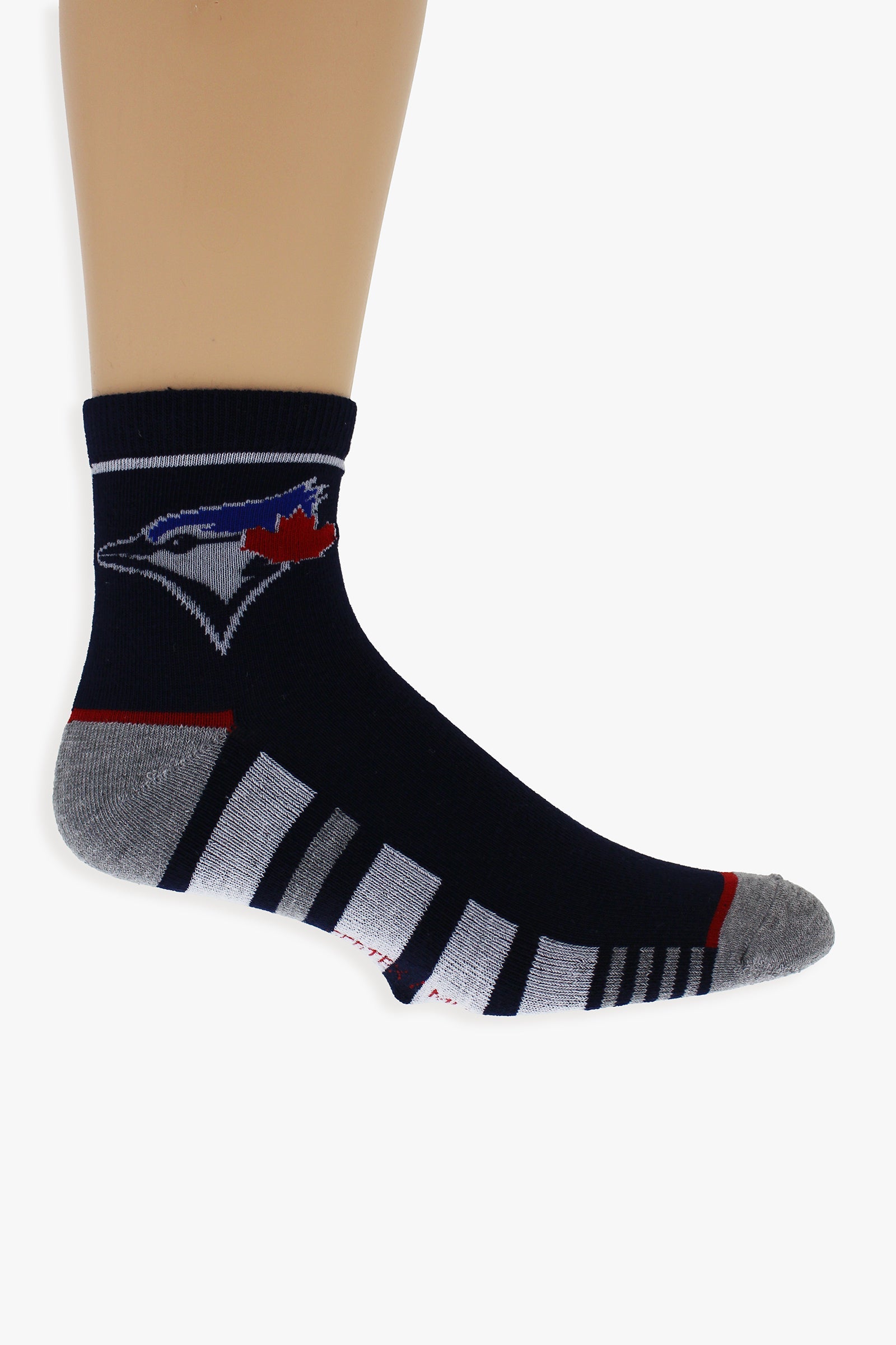 Gertex Toronto Blue Jays Men's 3-Pack Half Terry Quarter Socks