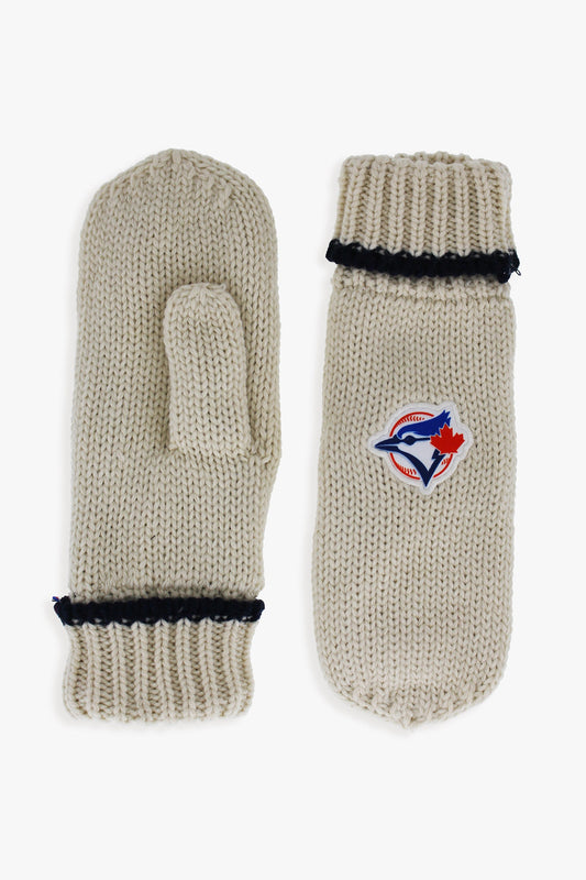 Ladies MLB Blue Jays Knit Mittens