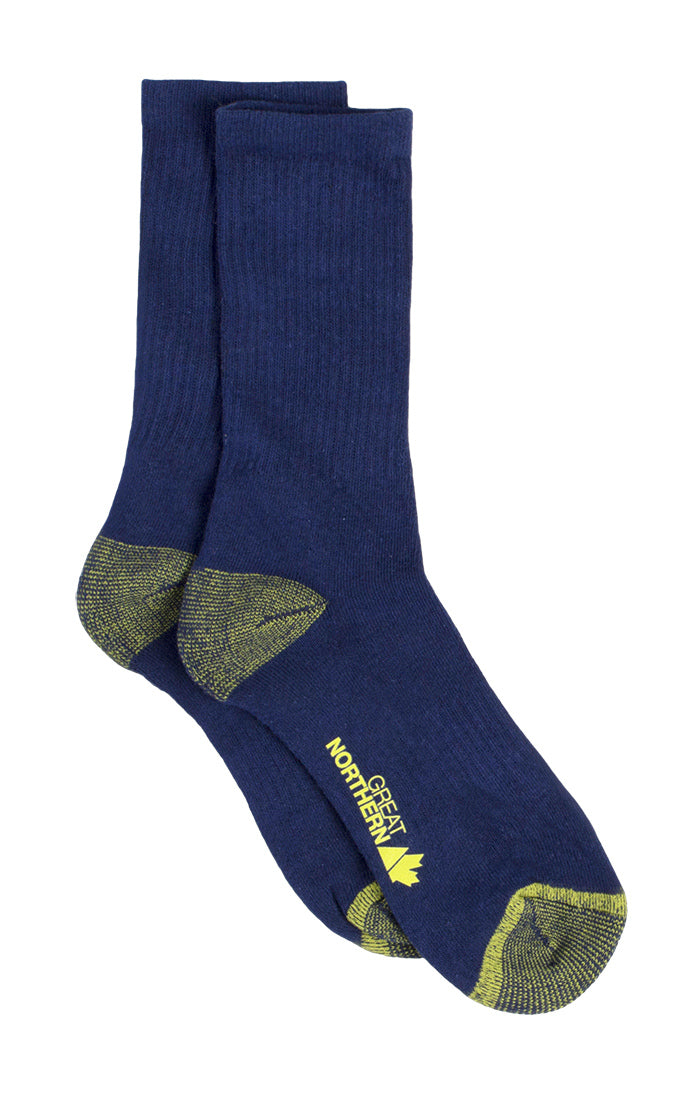 Great Northern 2 Pack Ladies Crew Socks