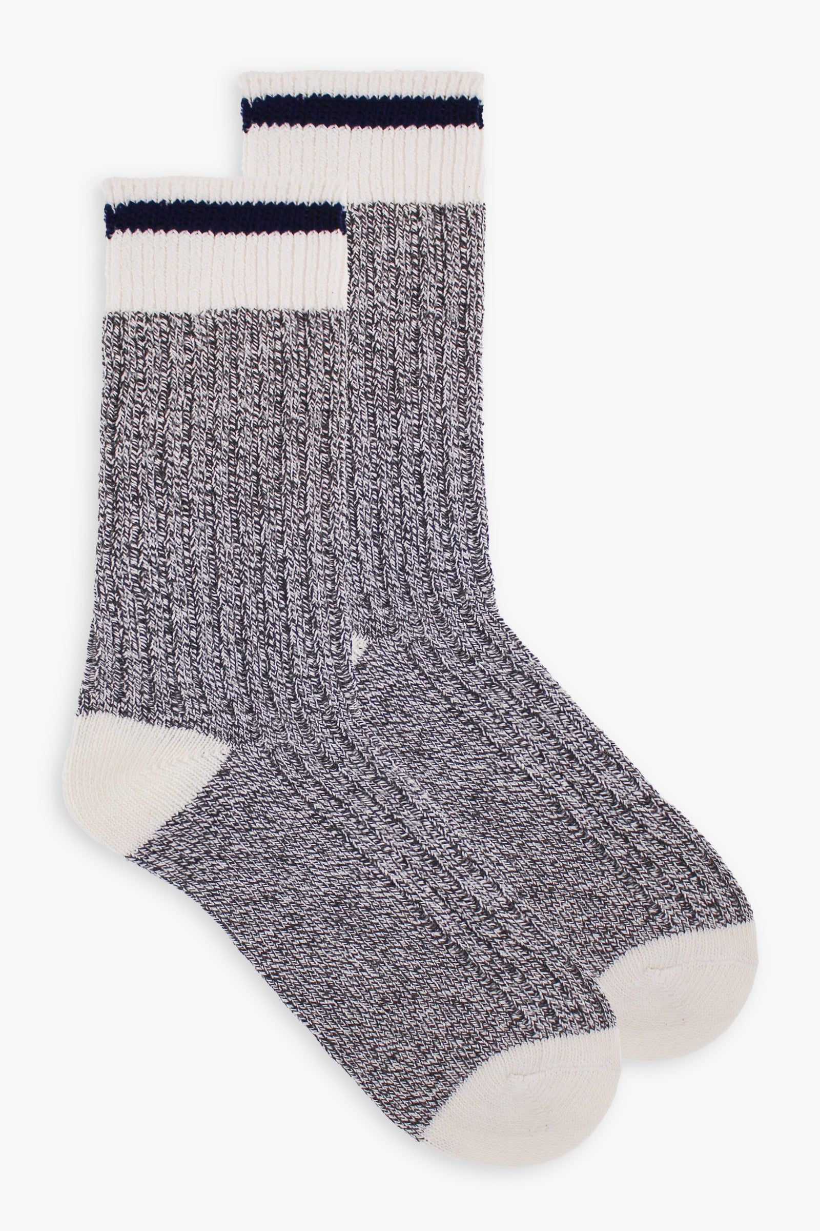 Great Northern Men's Grey & Navy Winter Boot Socks