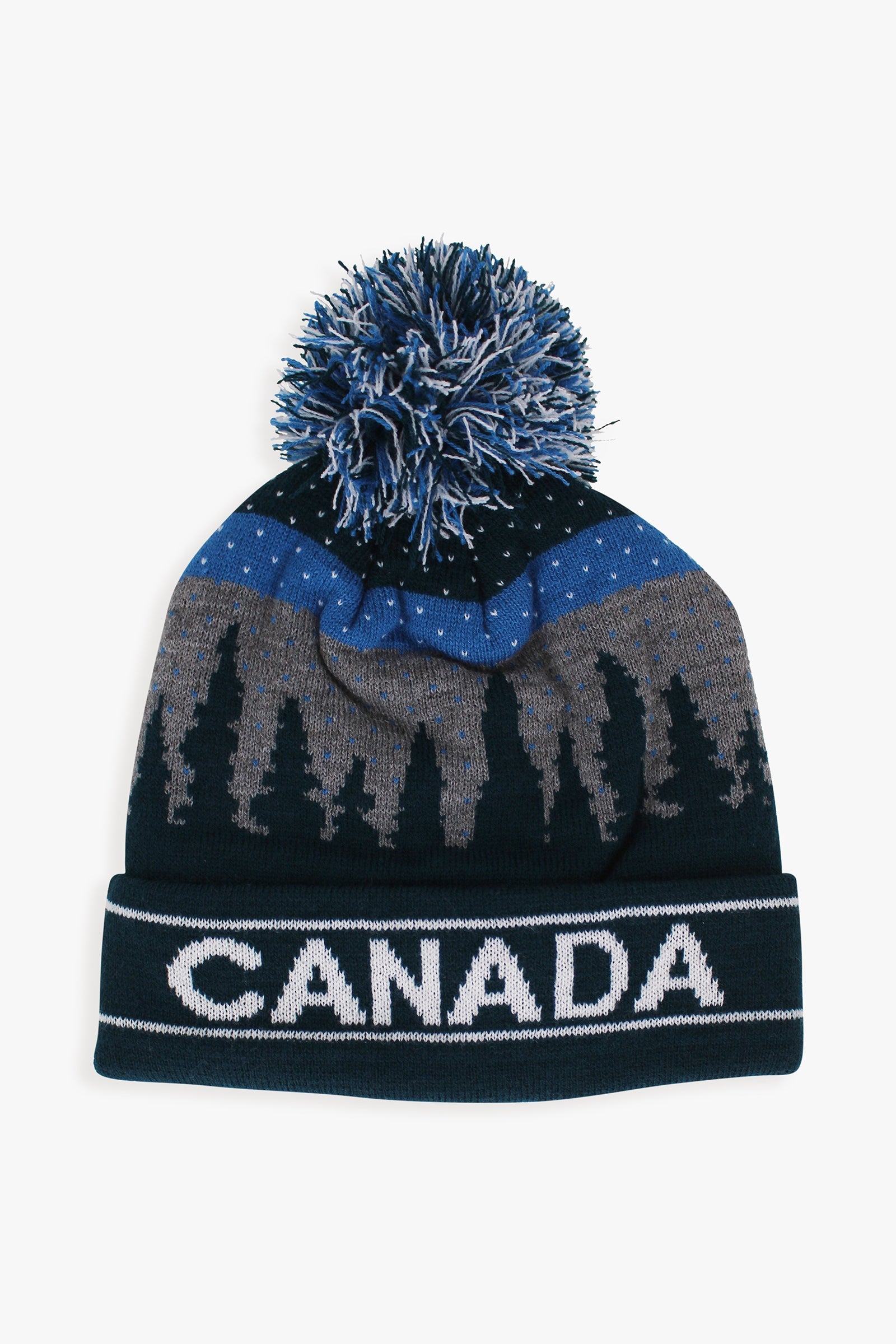 Great Northern Canada Adult Fleece Lined Hat With Scenic Landscape